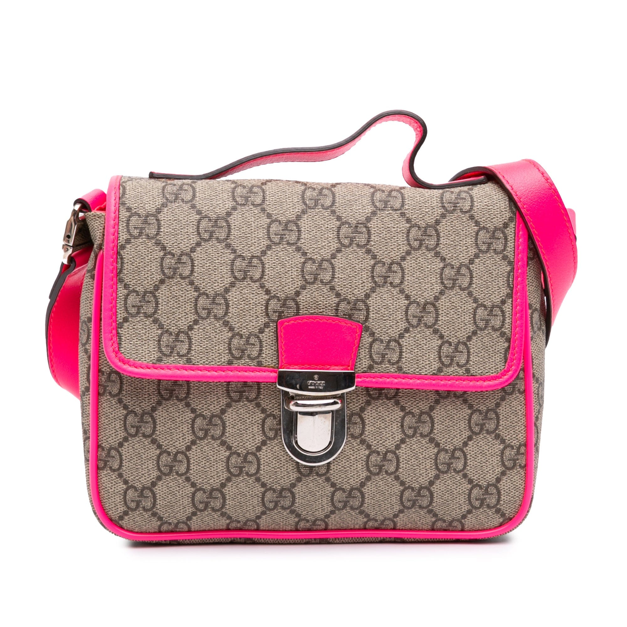 Gucci Childrens GG Supreme Satchel