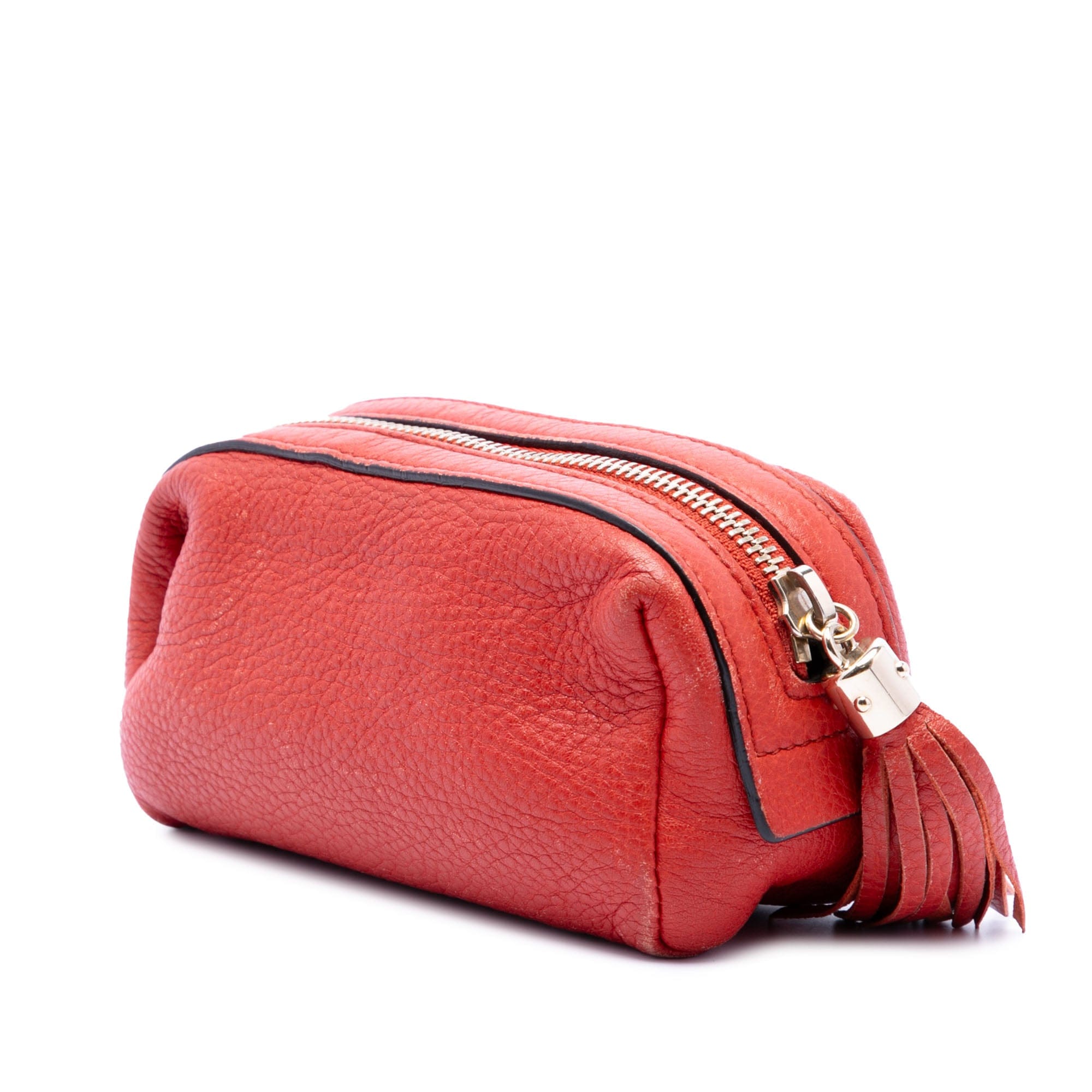 Gucci Pebbled Calfskin Soho Cosmetic Pouch