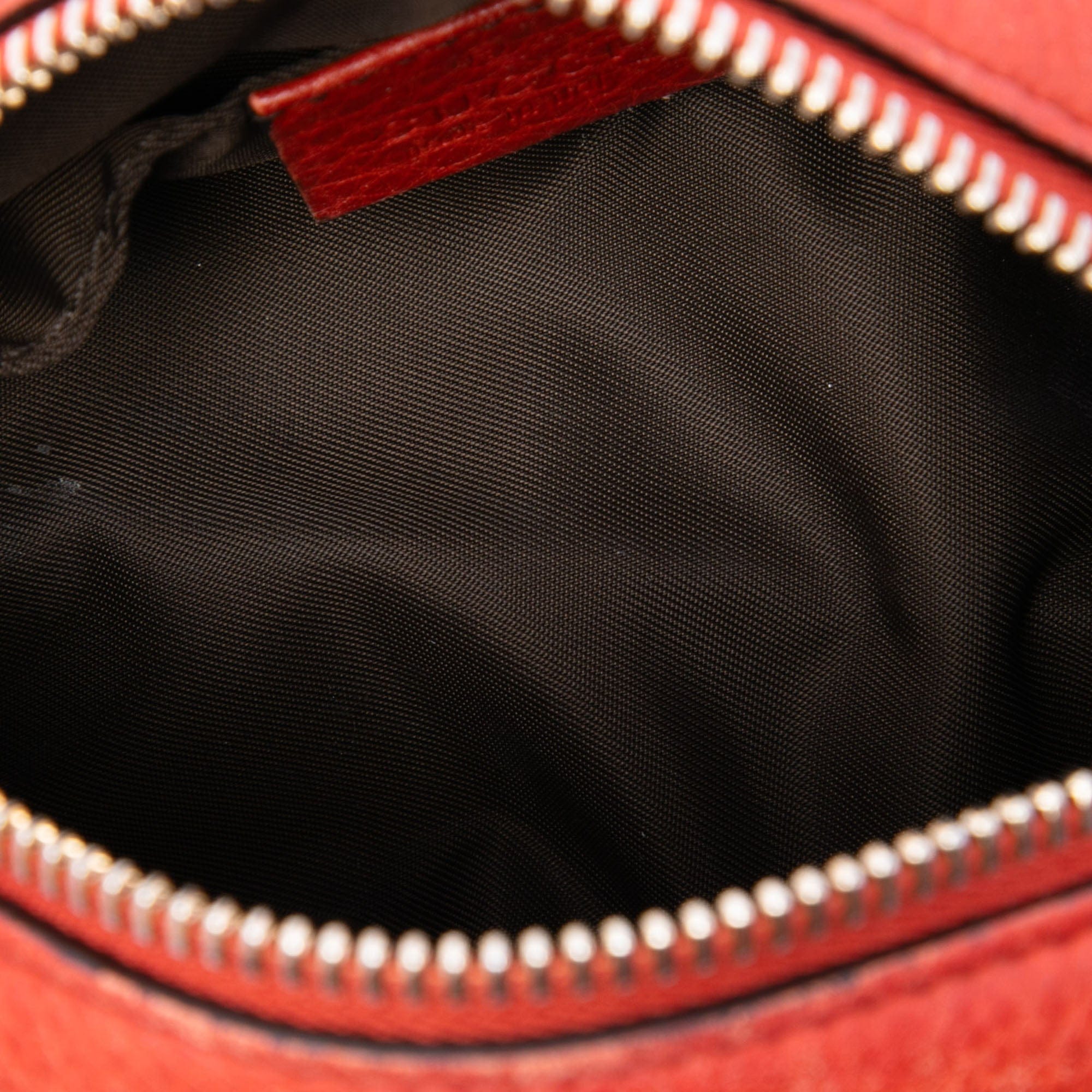 Gucci Pebbled Calfskin Soho Cosmetic Pouch