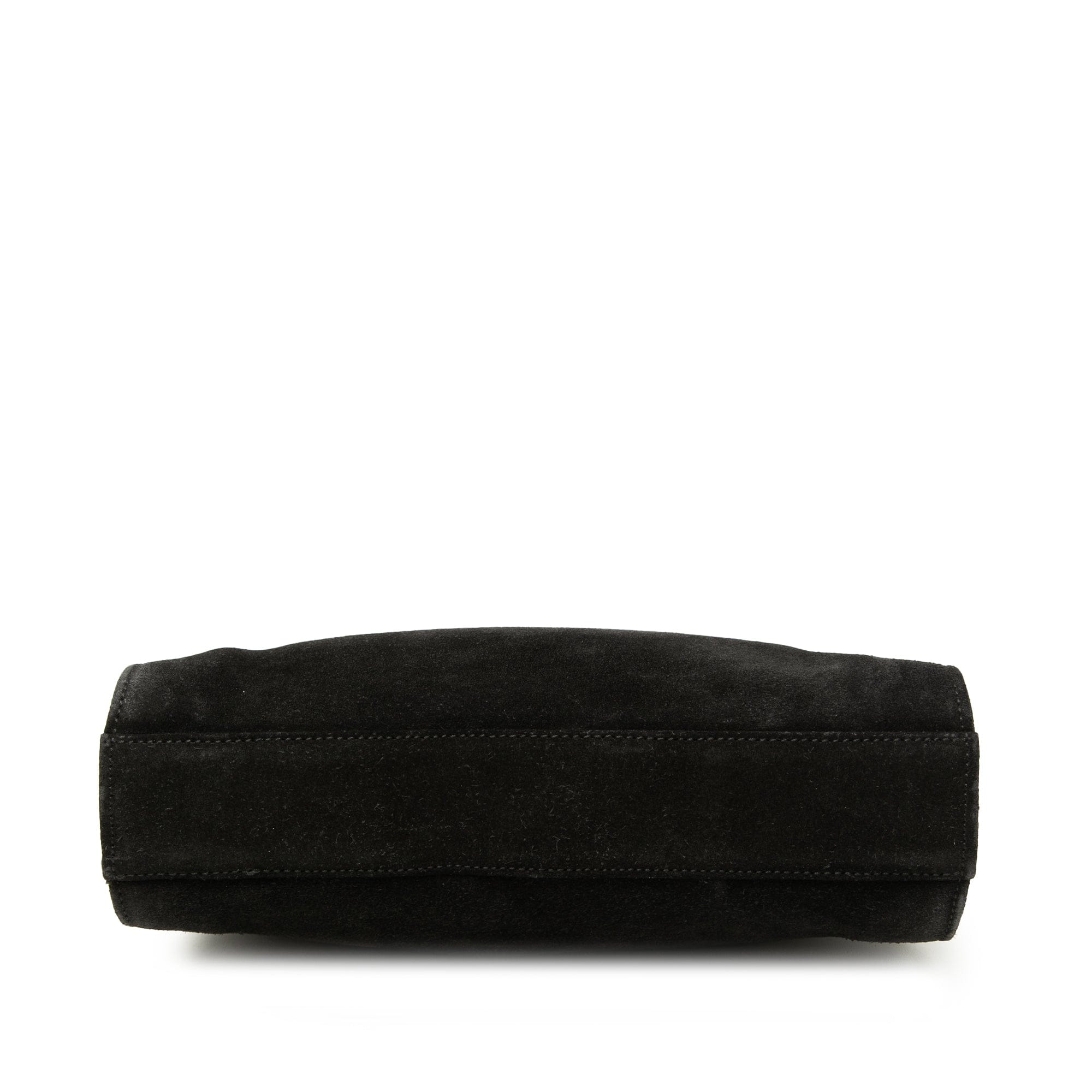 Gucci Suede Metal Handle Bag