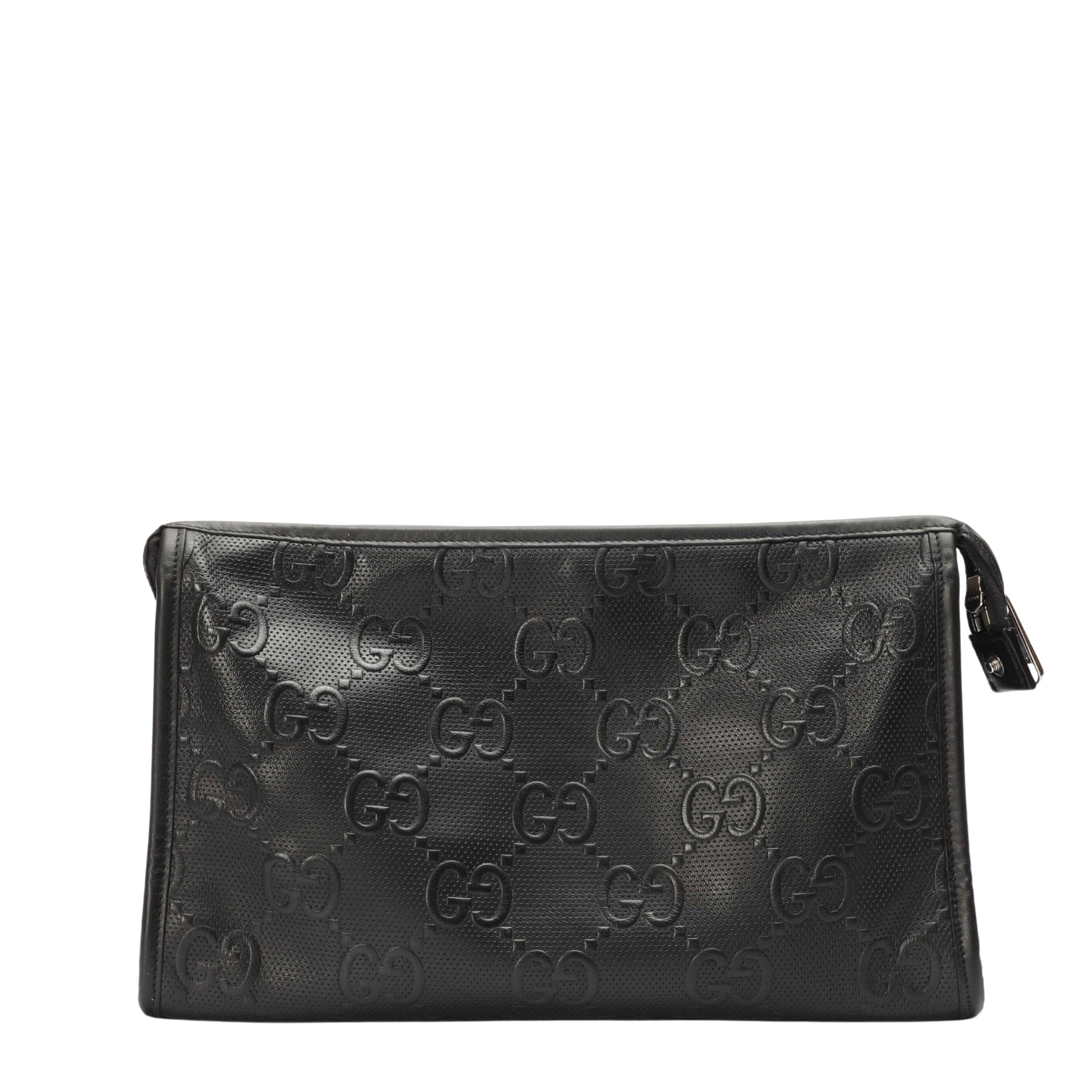 Gucci GG Black Jumbo Pouch
