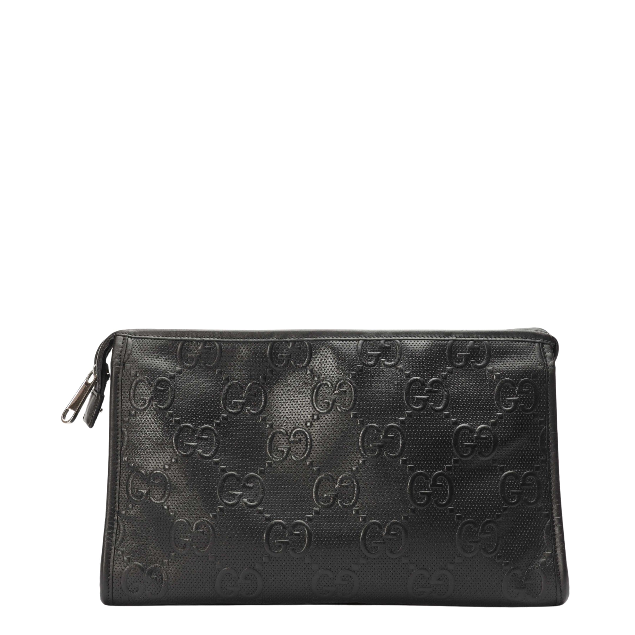 Gucci GG Black Jumbo Pouch