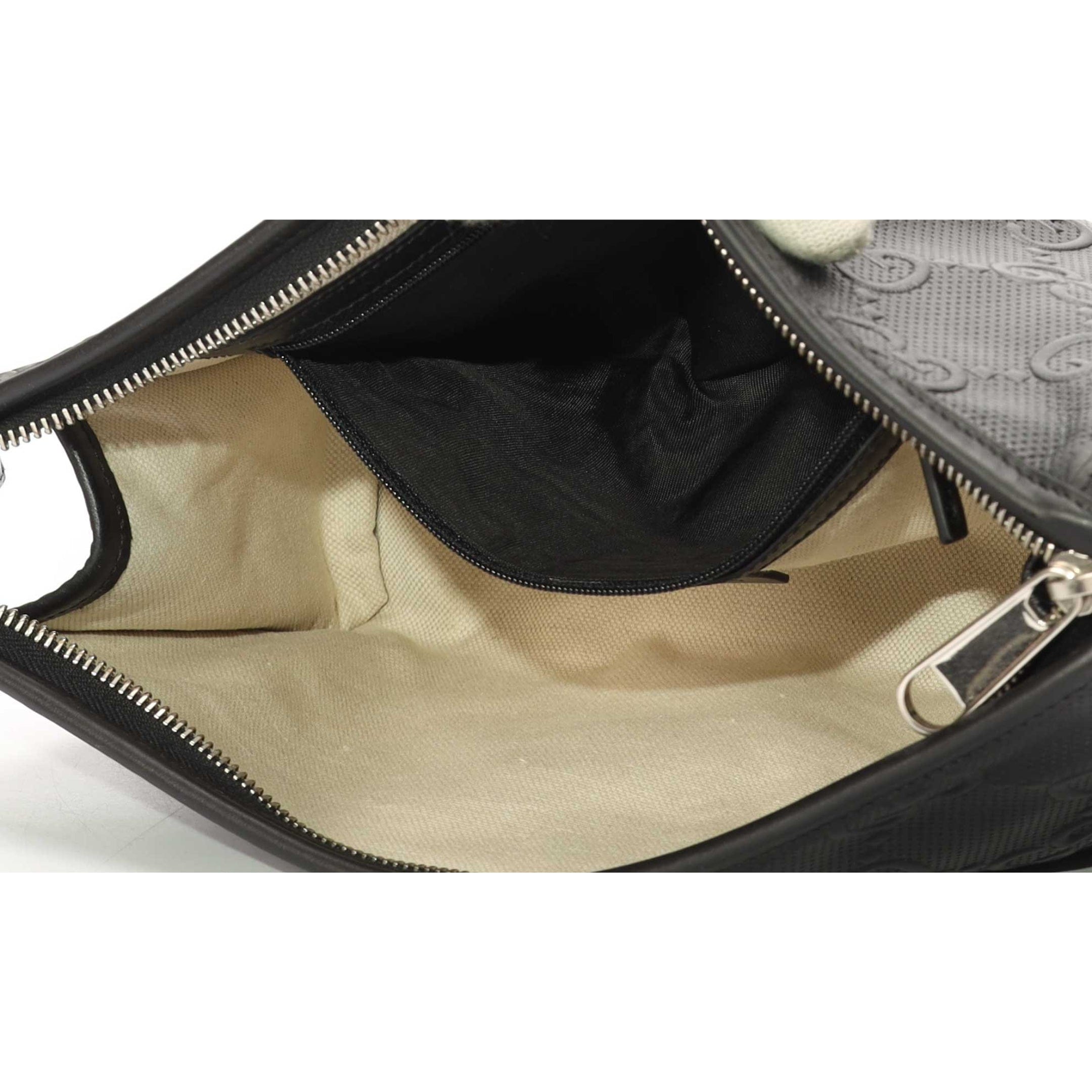 Gucci GG Black Jumbo Pouch