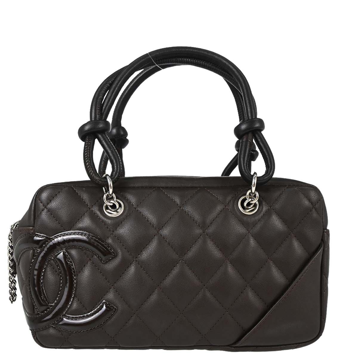 Chanel 2005 - 2006 Brown Calfskin Cambon Ligne Handbag