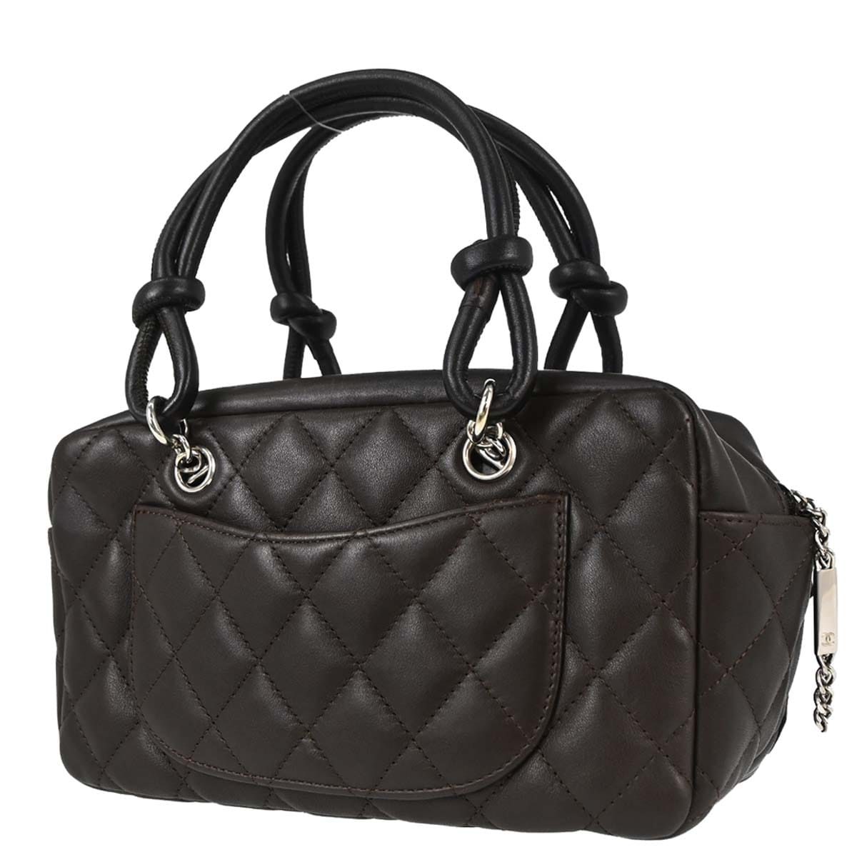 Chanel 2005 - 2006 Brown Calfskin Cambon Ligne Handbag
