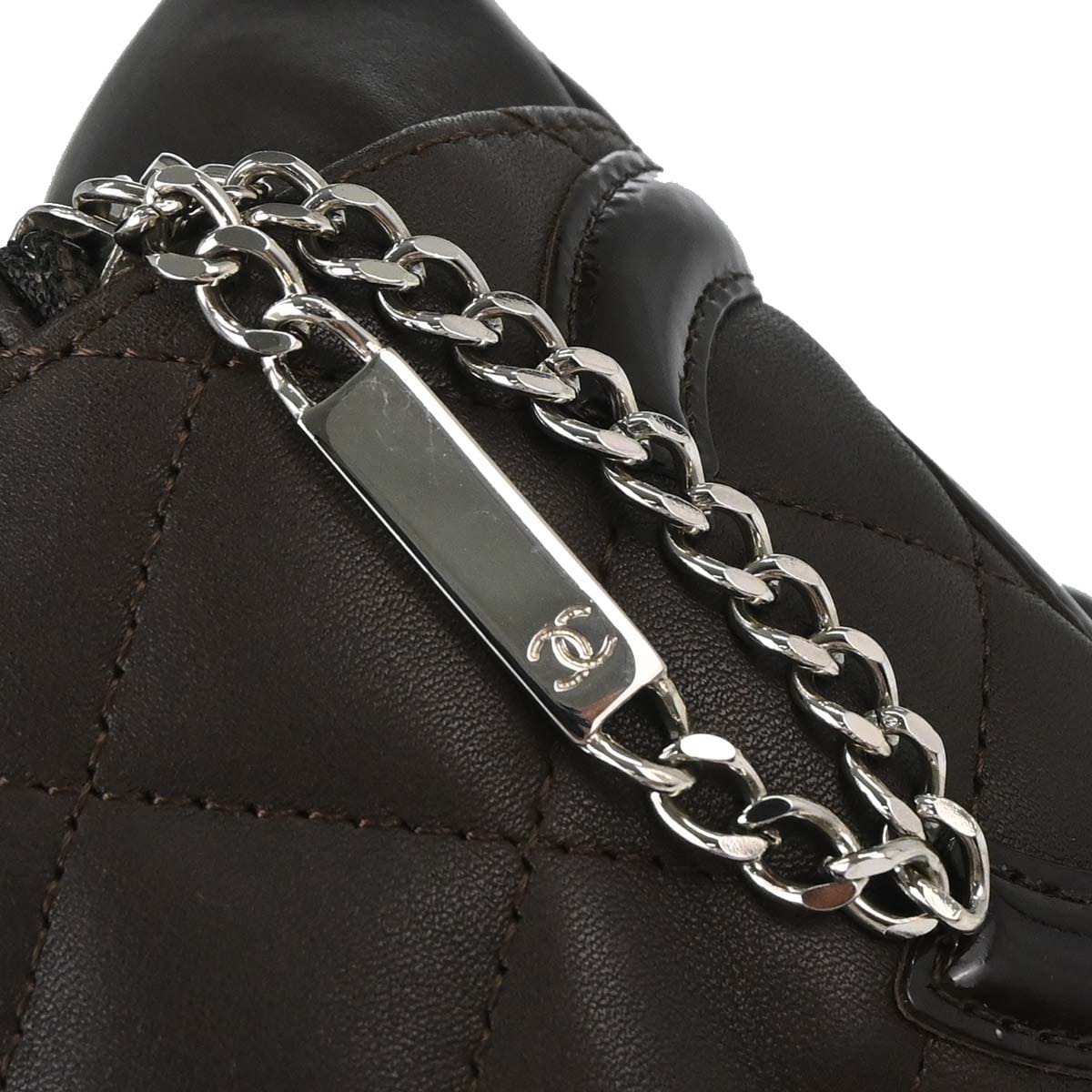 Chanel 2005 - 2006 Brown Calfskin Cambon Ligne Handbag