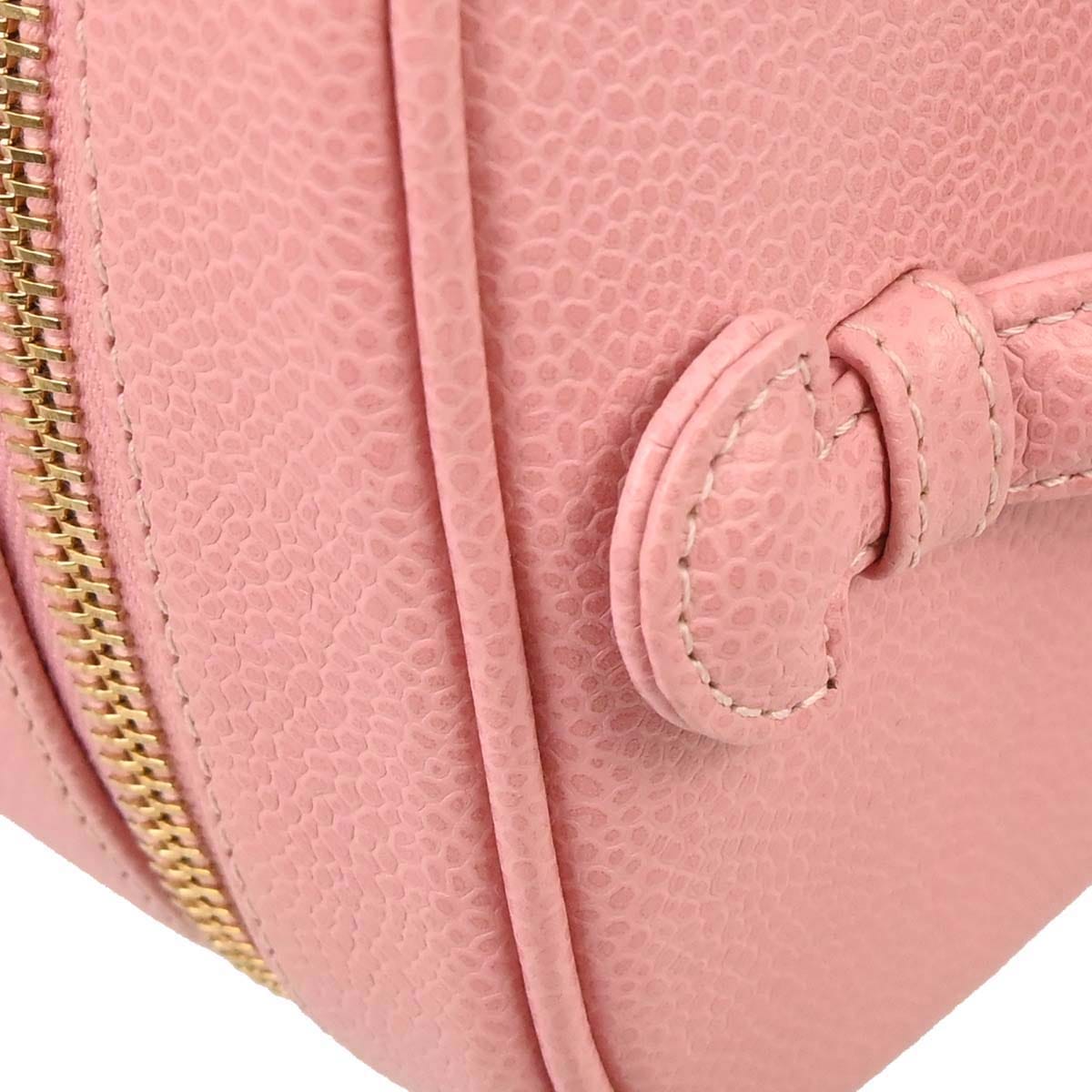 Chanel 2003 - 2004 Pink Caviar Skin Timeless Vanity Handbag