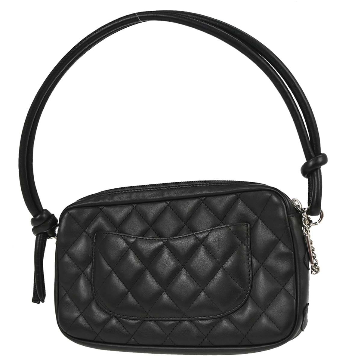 Chanel 2003 - 2004 Black Calfskin Cambon Ligne Handbag