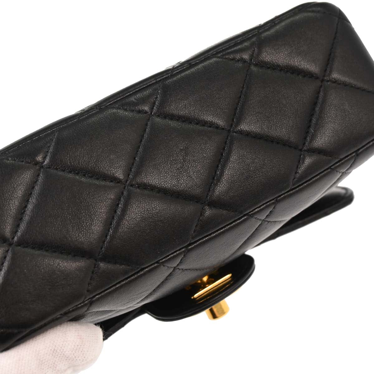 Chanel 1994 - 1996 Black Lambskin Handbag