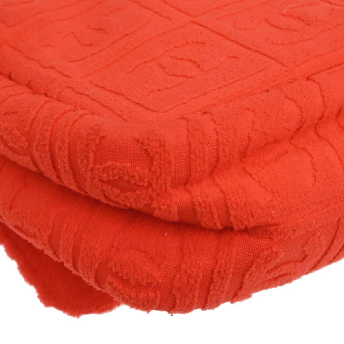 Chanel 2001 - 2003 Orange Cotton Sport Line Handbag