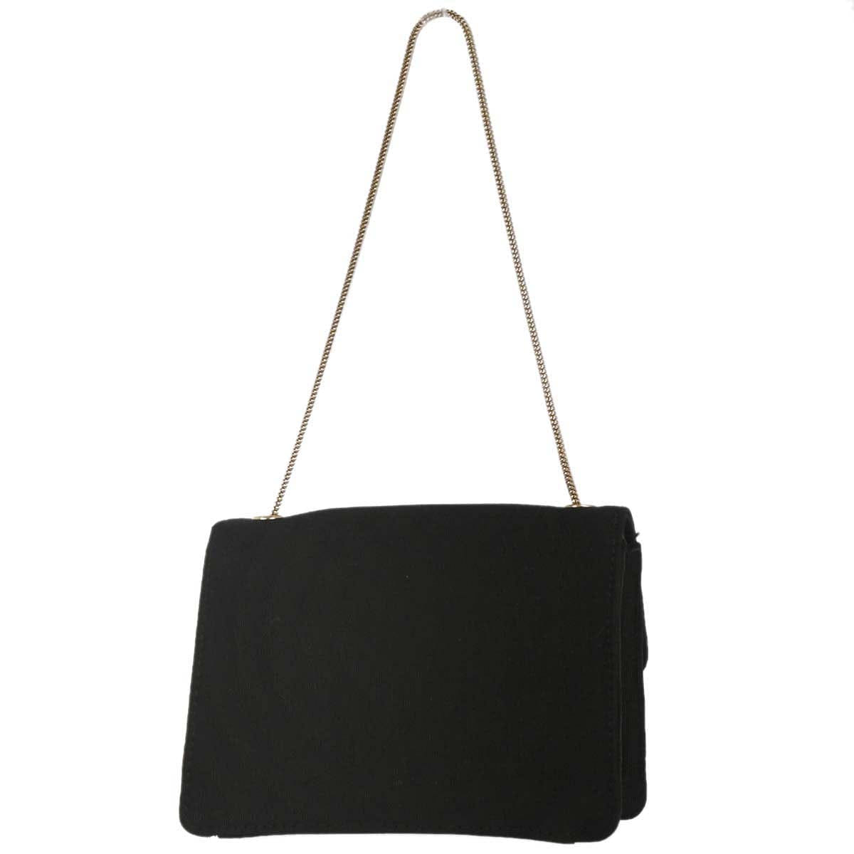 Chanel 2008 - 2009 Black Satin Mademoiselle Lock Handbag