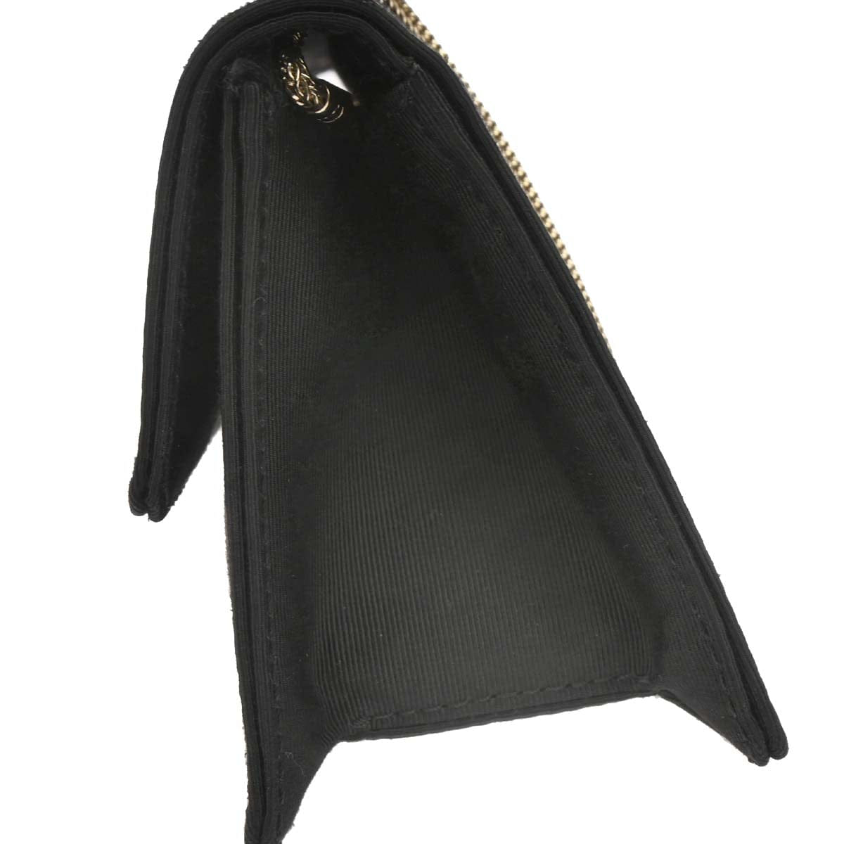 Chanel 2008 - 2009 Black Satin Mademoiselle Lock Handbag