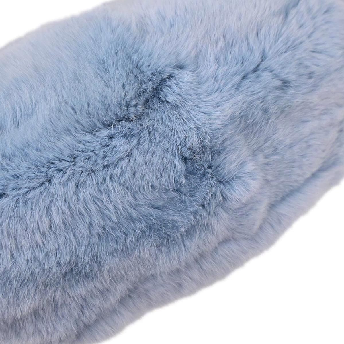 Chanel 2002 - 2003 Blue Lapin Fur Handbag