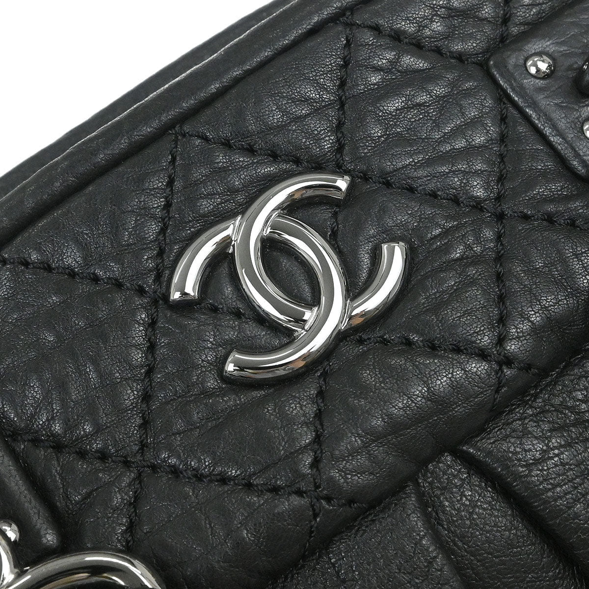 Chanel 2008 - 2009 Black Calfskin Handbag