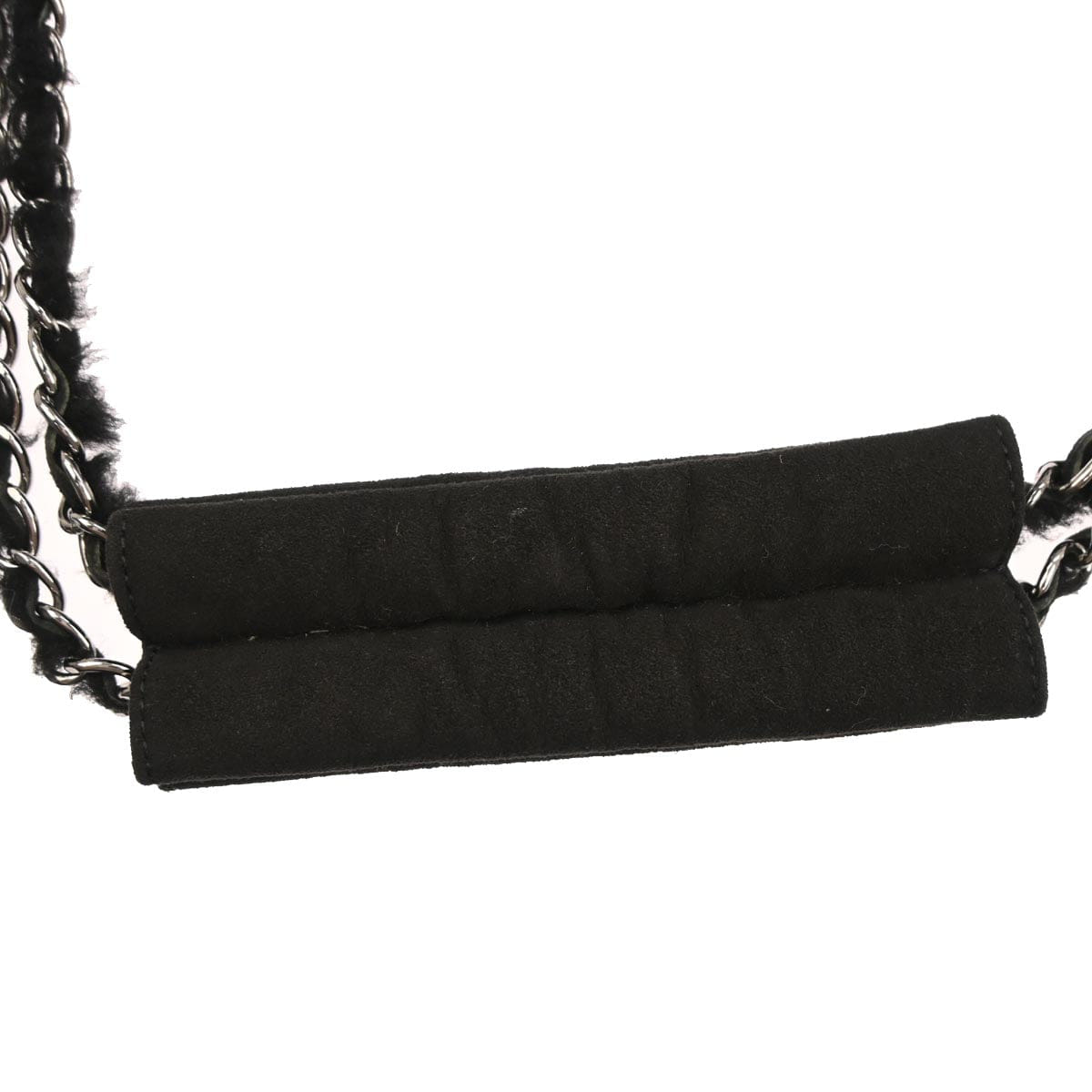 Chanel 2005 - 2006 Black Mouton Mademoiselle Lock Handbag