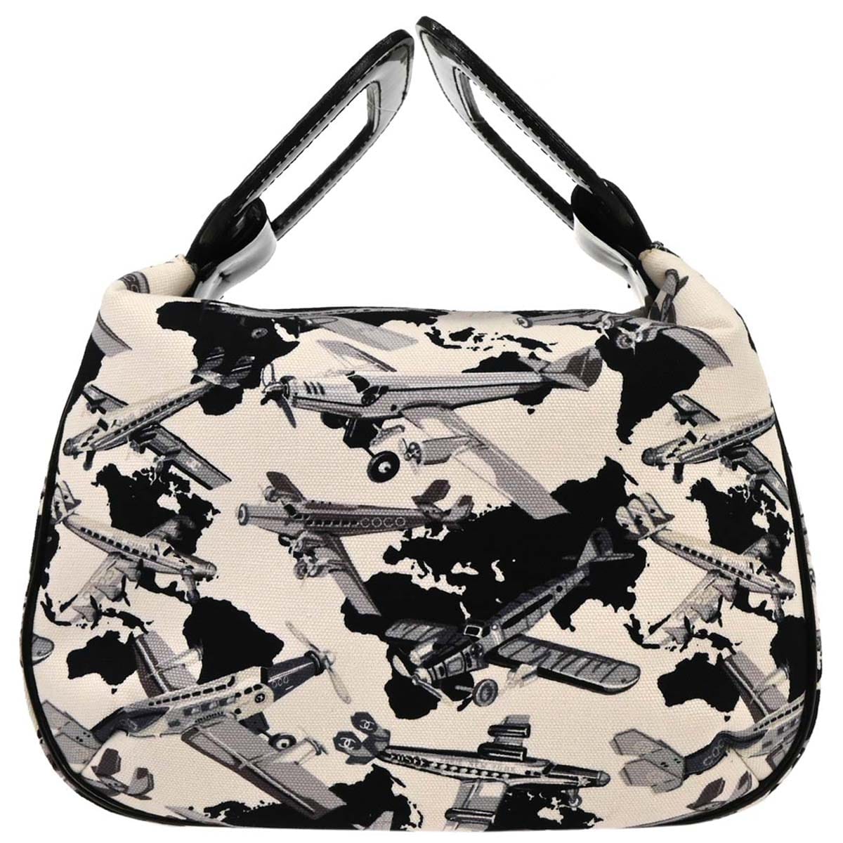 Chanel 2005 - 2006 White Canvas Handbag