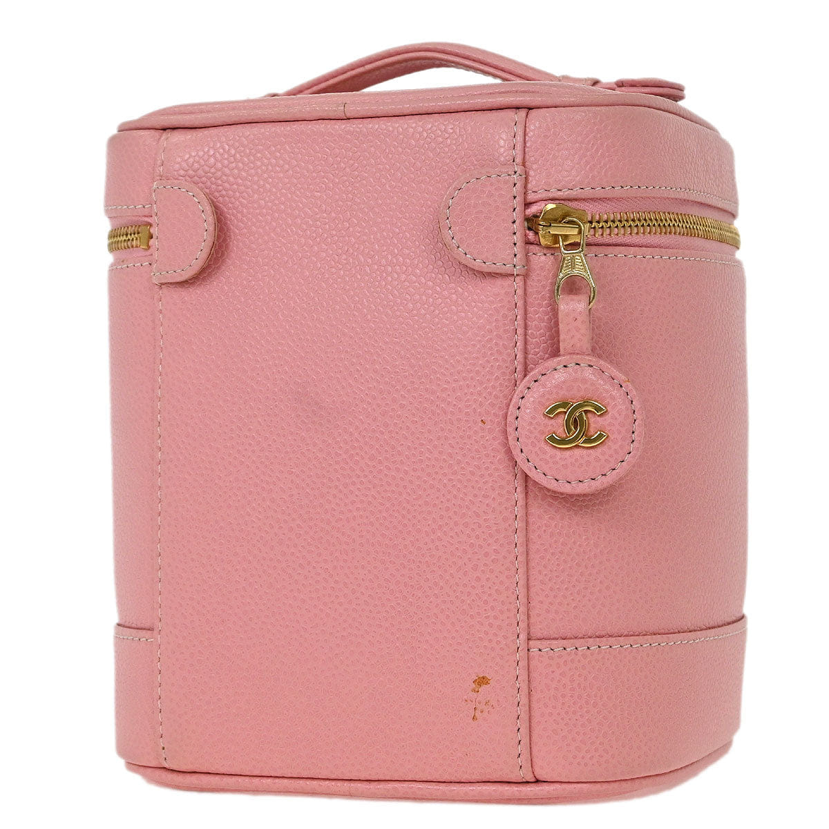 Chanel 2005 - 2006 Pink Calfskin Timeless Vanity Handbag