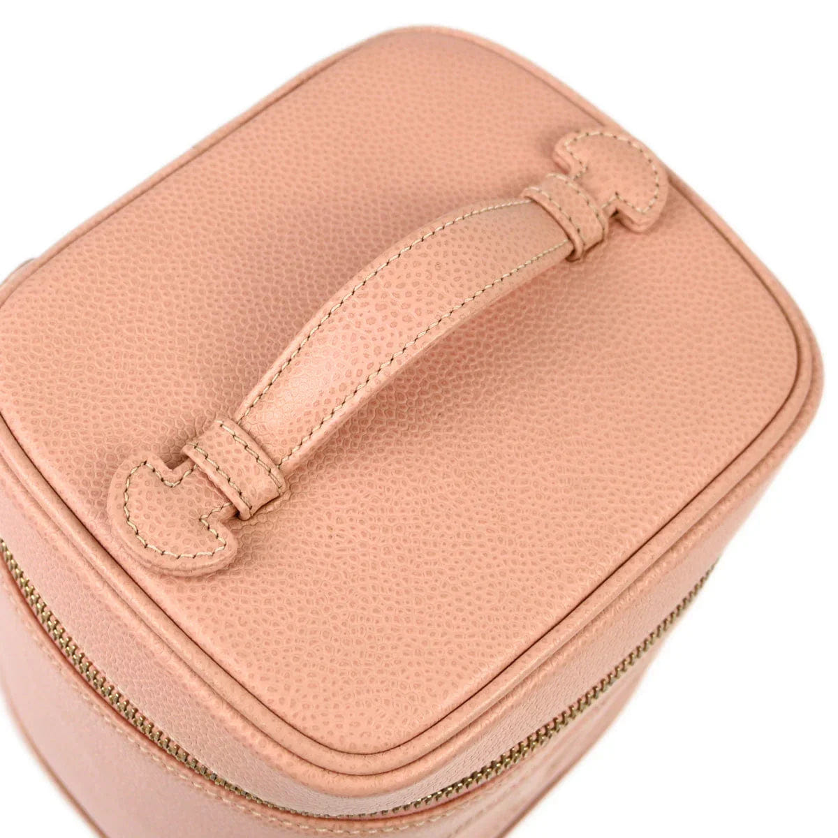 Chanel 2003 - 2004 Pink Caviar Timeless Vanity Handbag