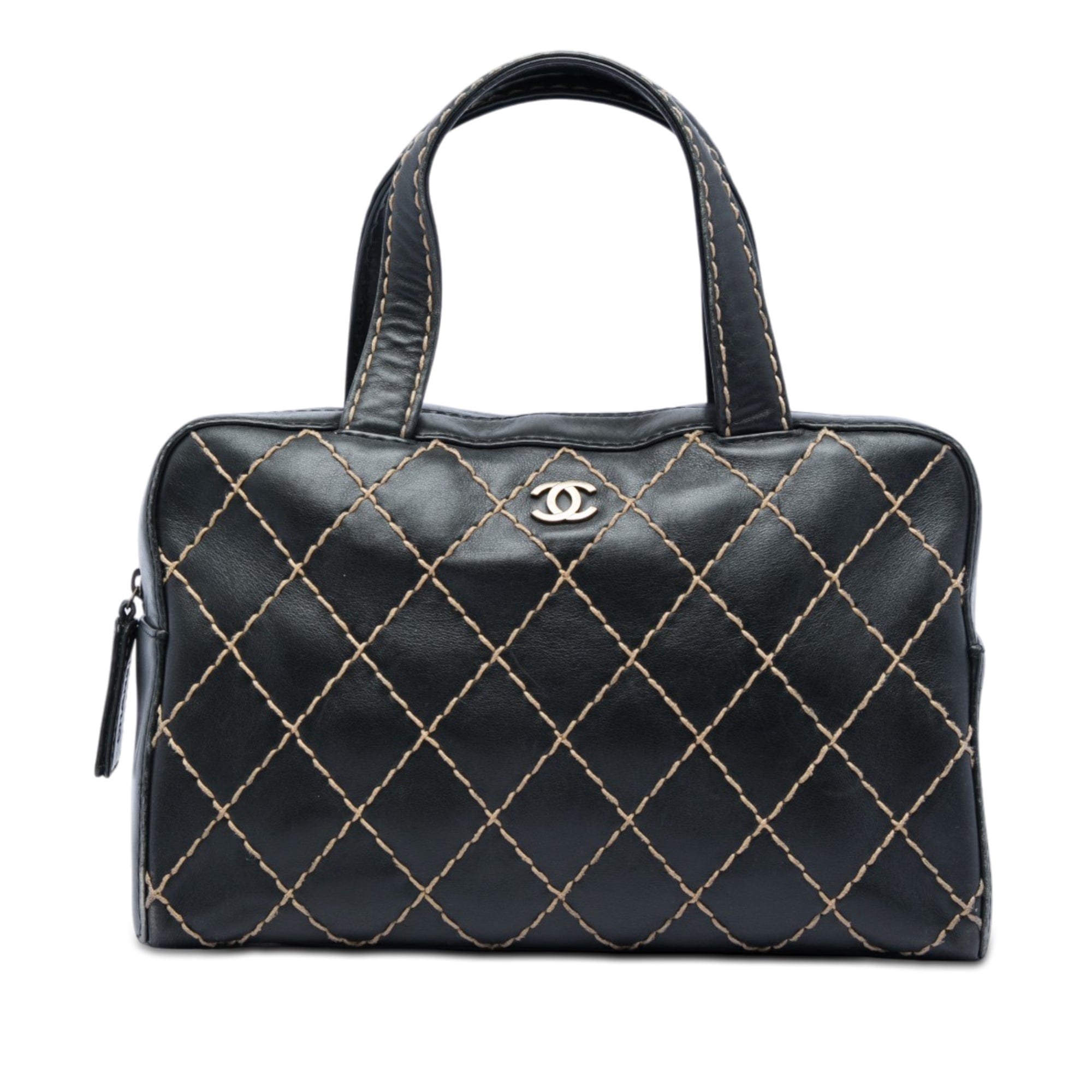 Chanel CC Calfskin Wild Stitch Handbag