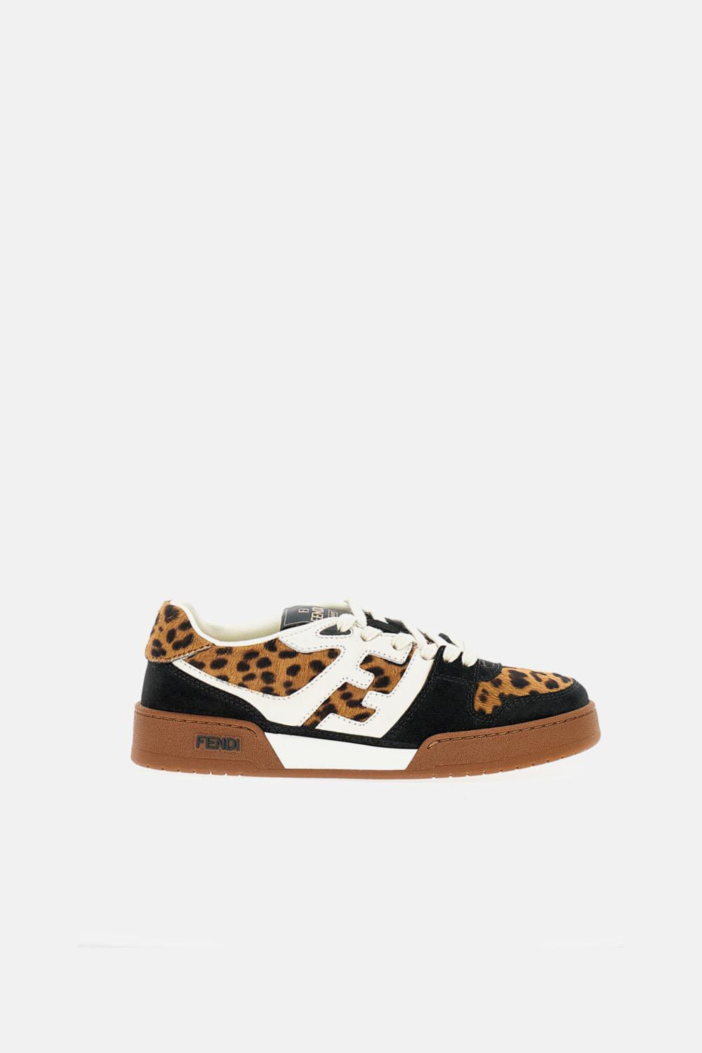 Fendi SNEAKER FENDI IN CAVALLINO