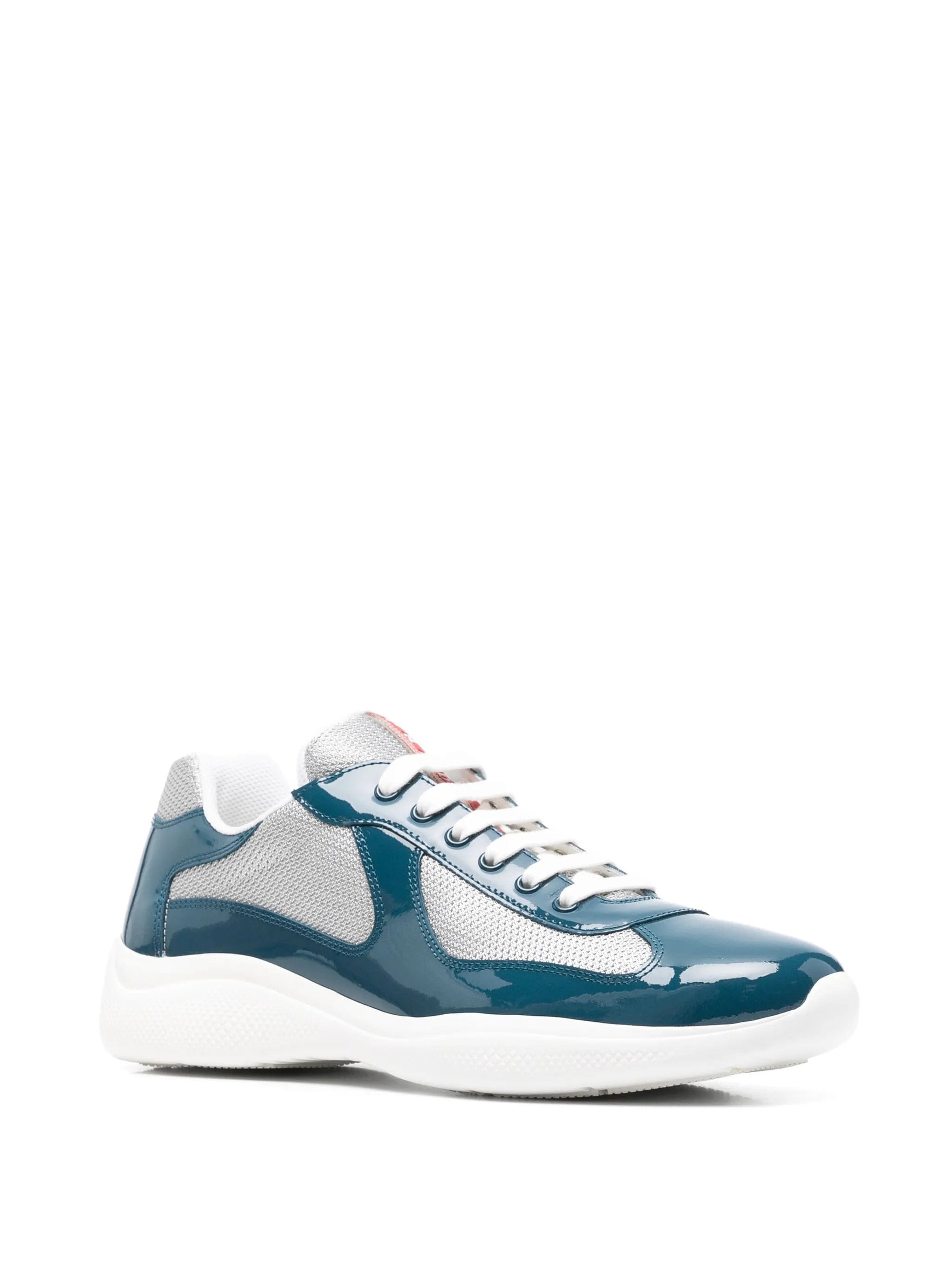 Prada America's Cup patent - leather sneakers