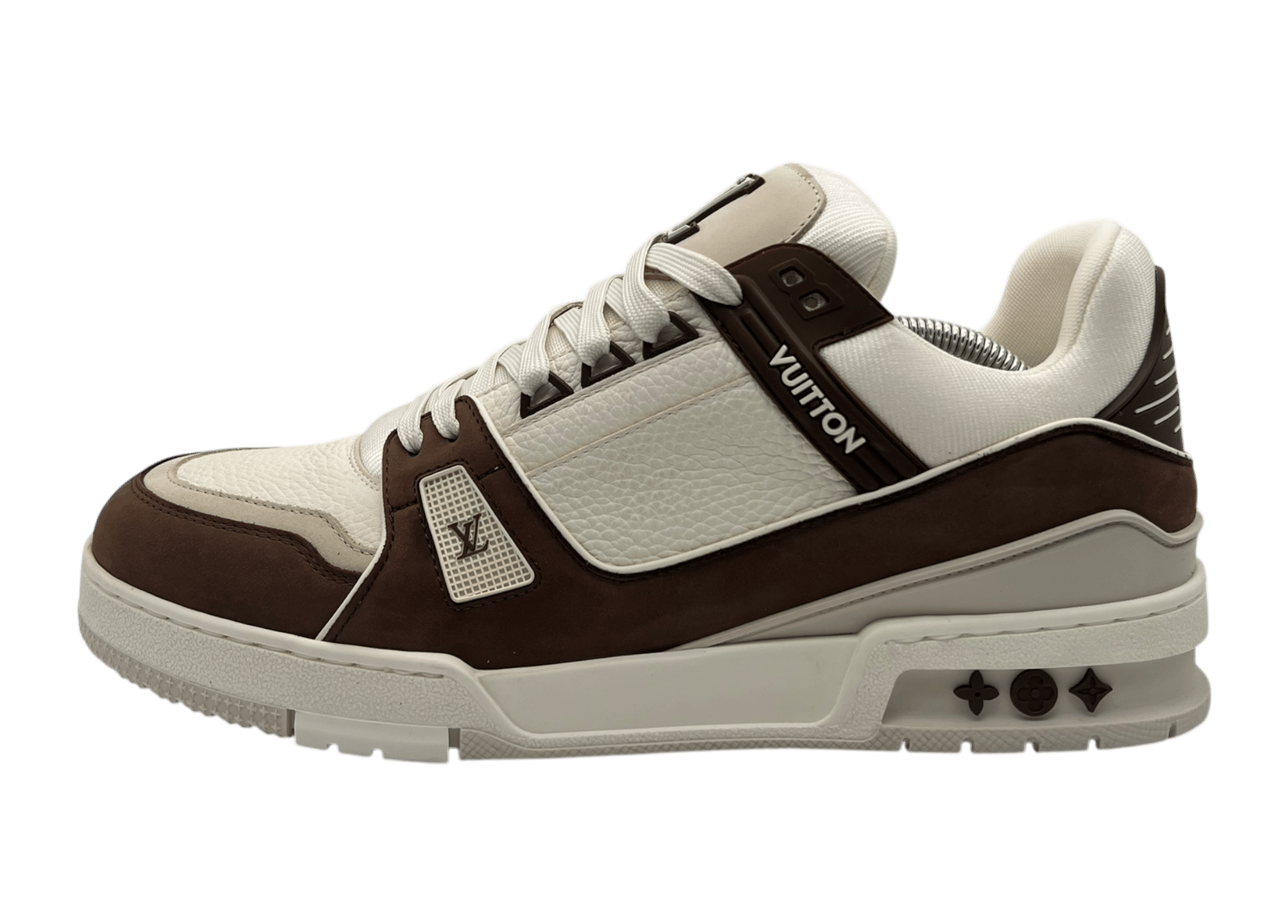 Louis Vuitton Trainer Cream Brown COND NEW (NO BOX)
