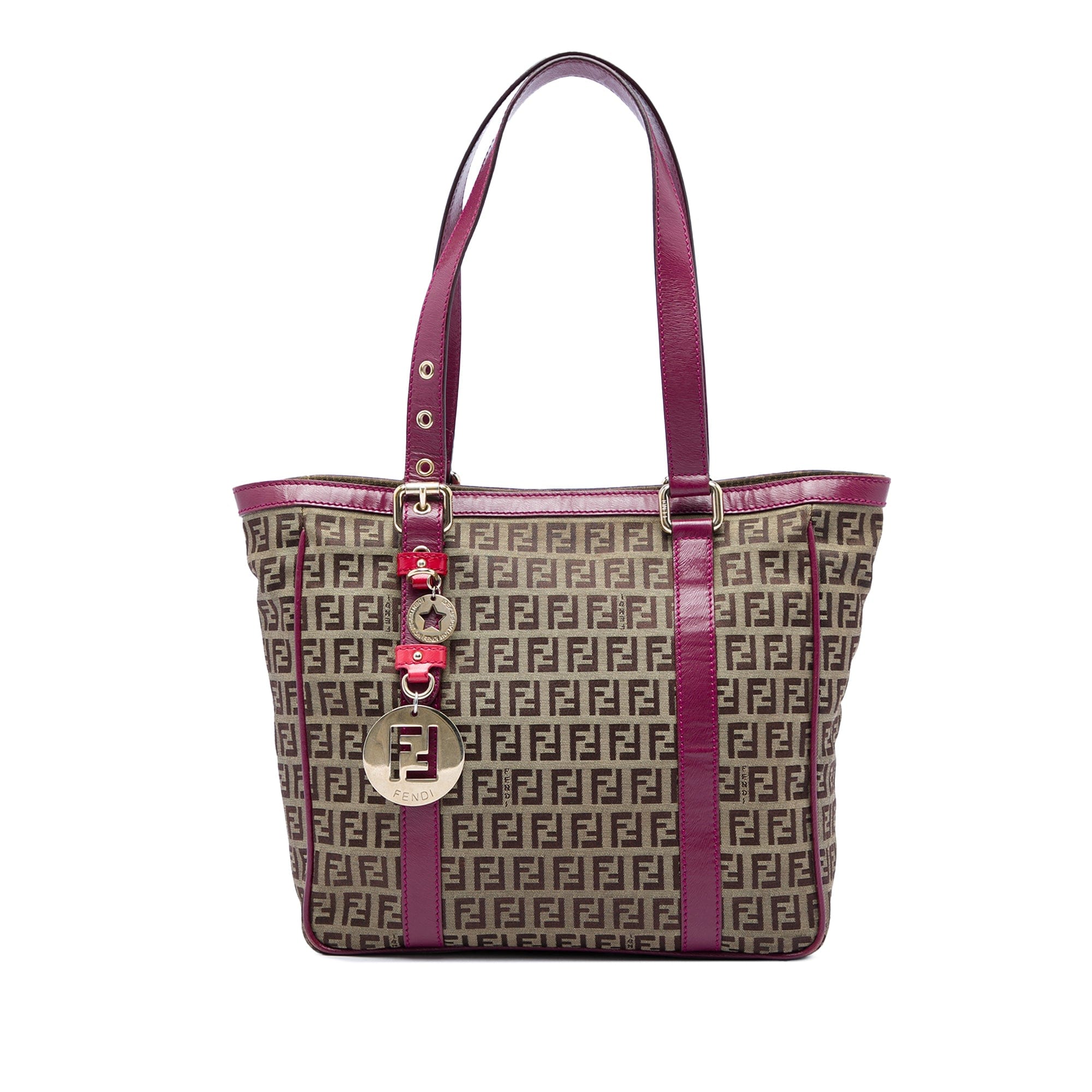 Fendi Zucchino Canvas Superstar Shopping Tote