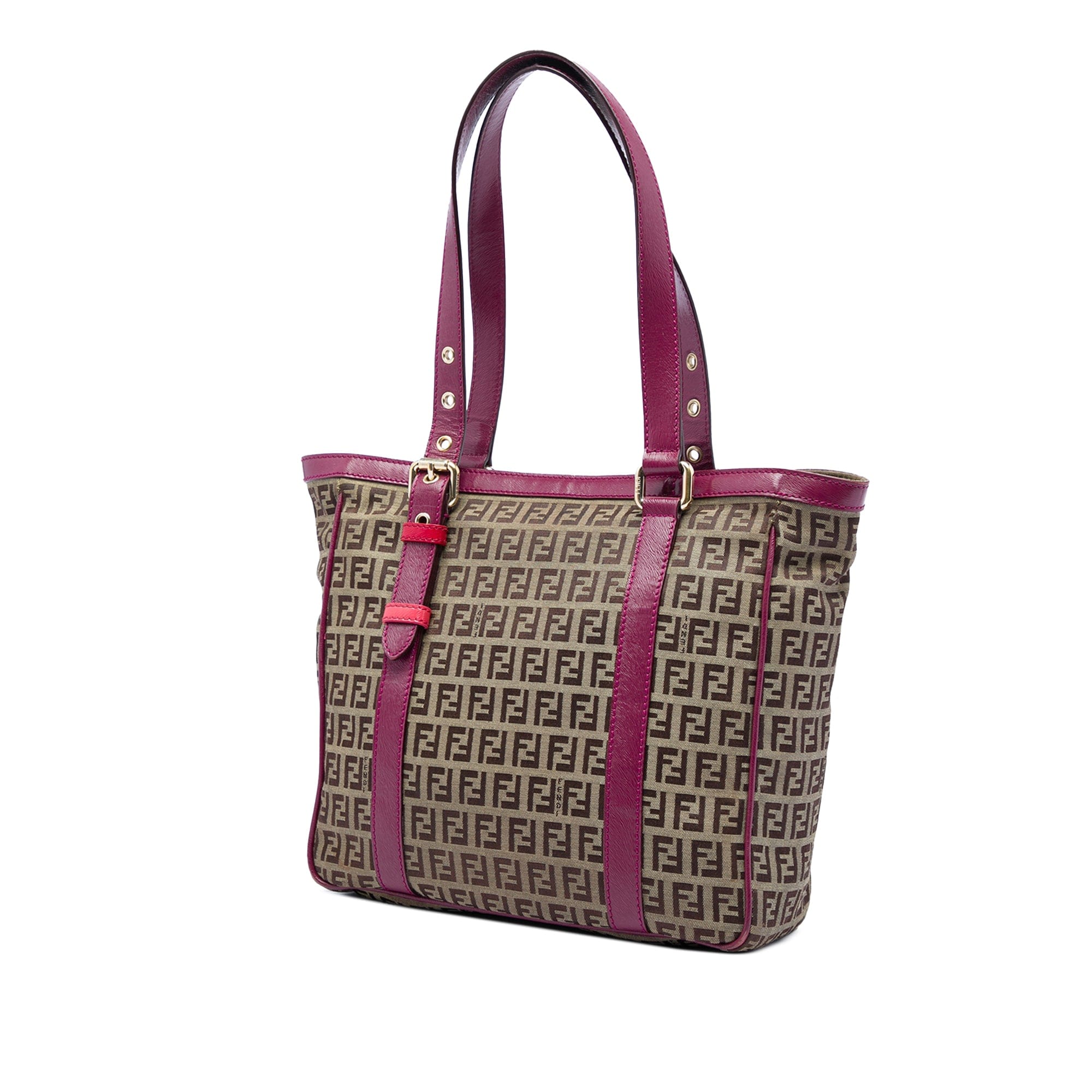 Fendi Zucchino Canvas Superstar Shopping Tote