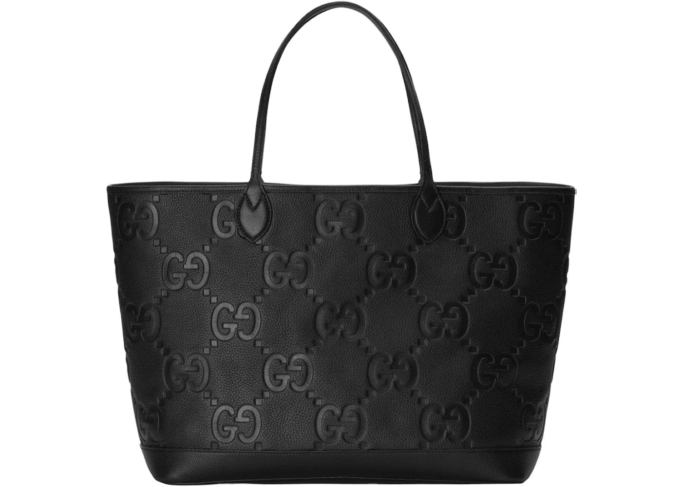 Gucci Jumbo Gg Large Tote Bag Black