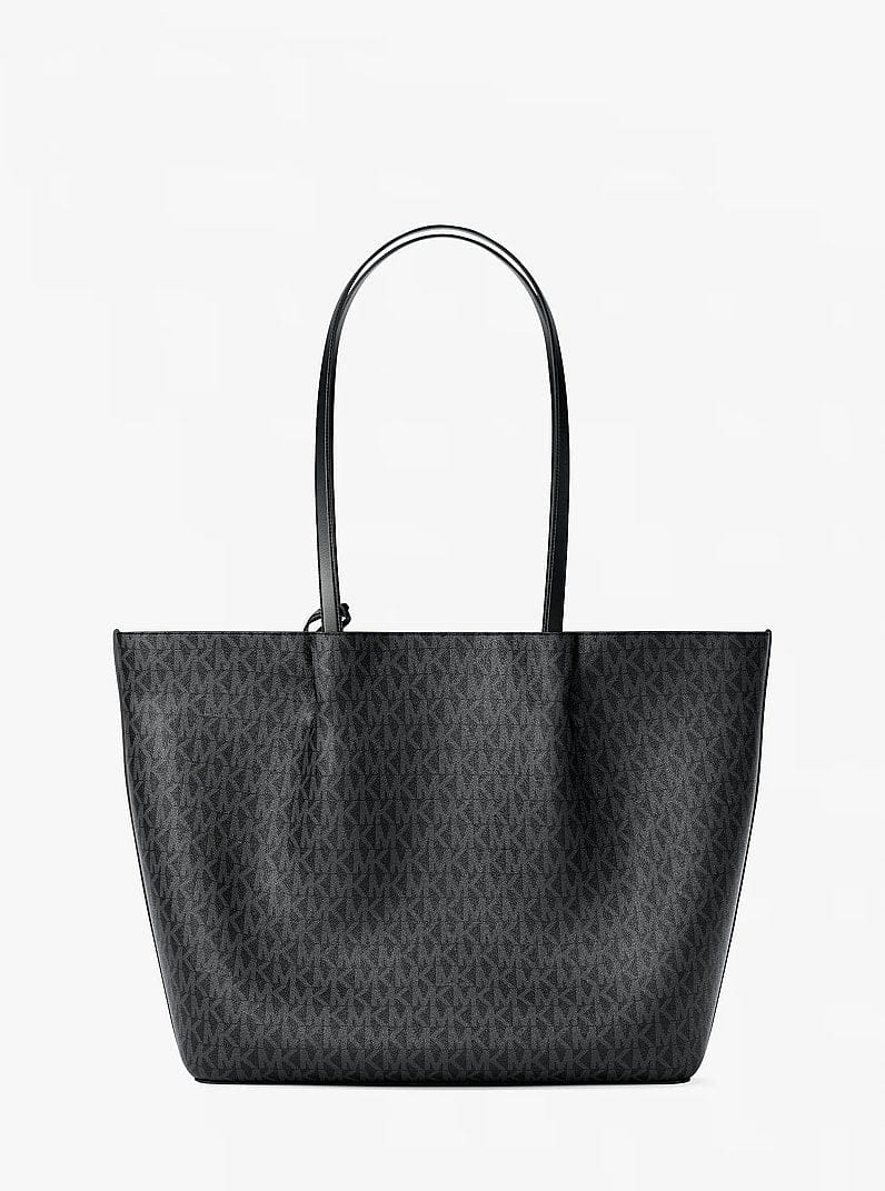 Michael Kors Carson Large Signature Logo Tote Bag Black