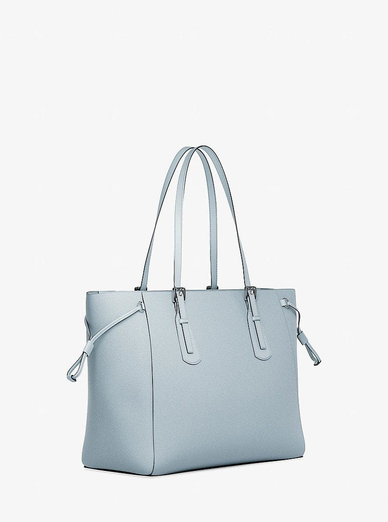 Michael Kors Voyager Large Saffiano Leather Tote Bag Pale Ocean