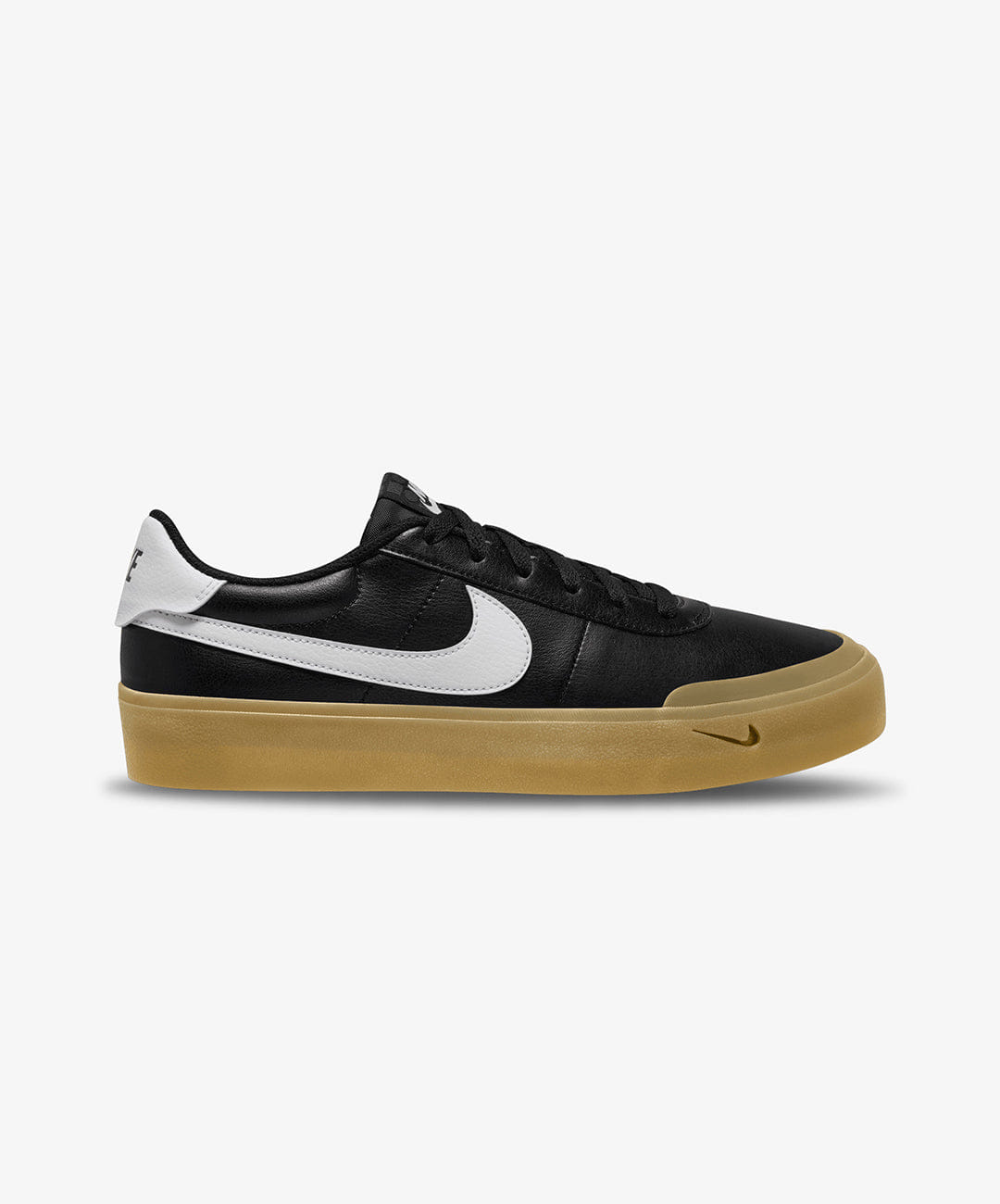 Nike | COURT SHOT { BLACK/WHITE - GUM LIGHT BROWN