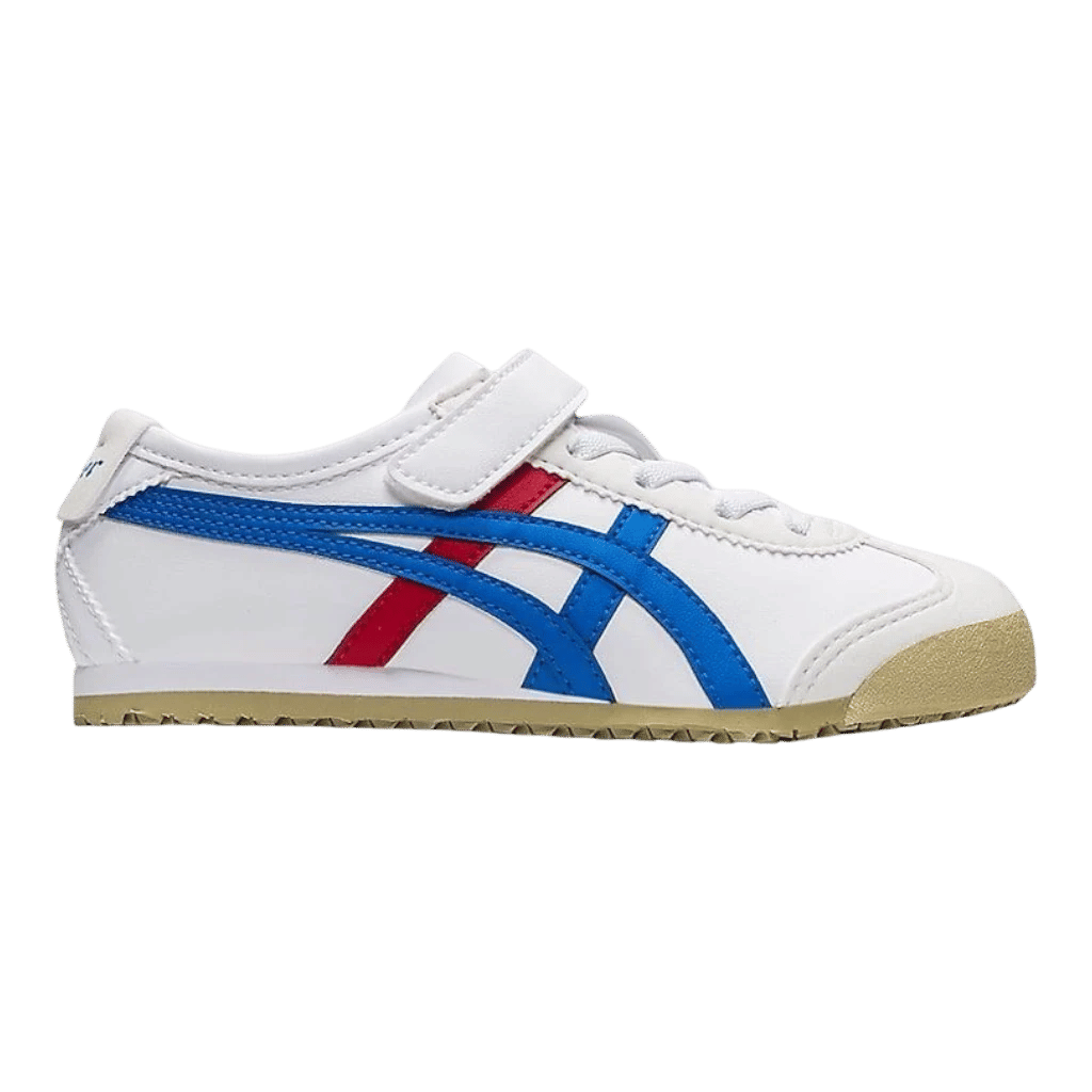 Onitsuka Tiger Mexico 66 – White / Directoire Blue / Red (PS – Pre - School)
