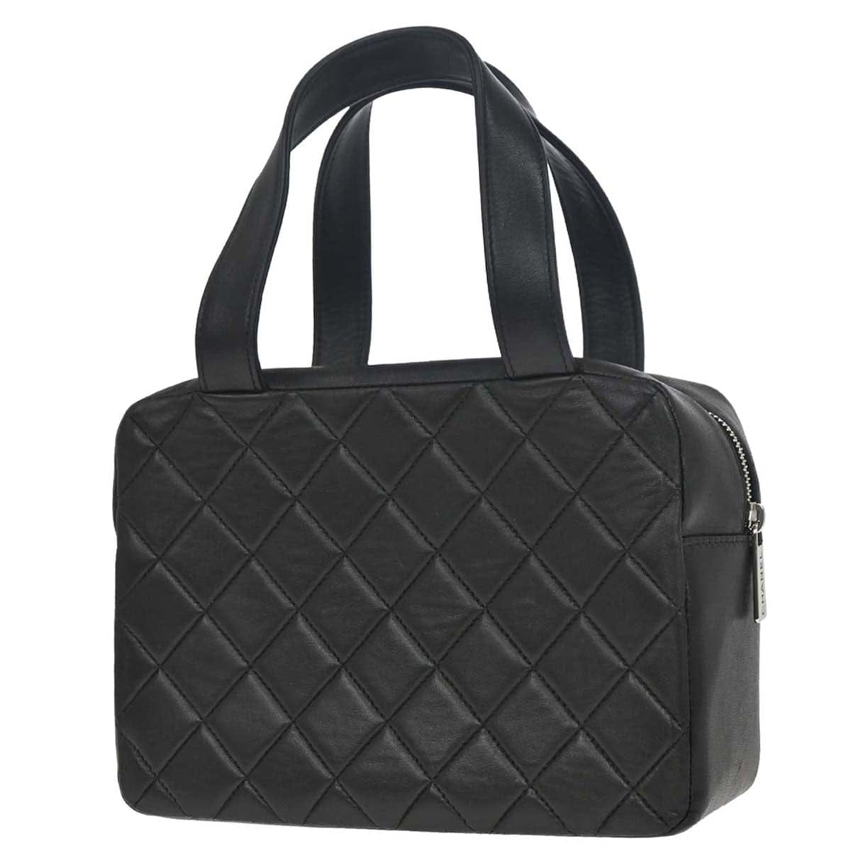 Chanel 2000 - 2002 Black Lambskin Handbag