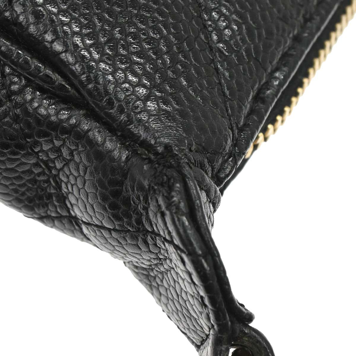 Chanel 2003 - 2004 Black Caviar Skin Handbag