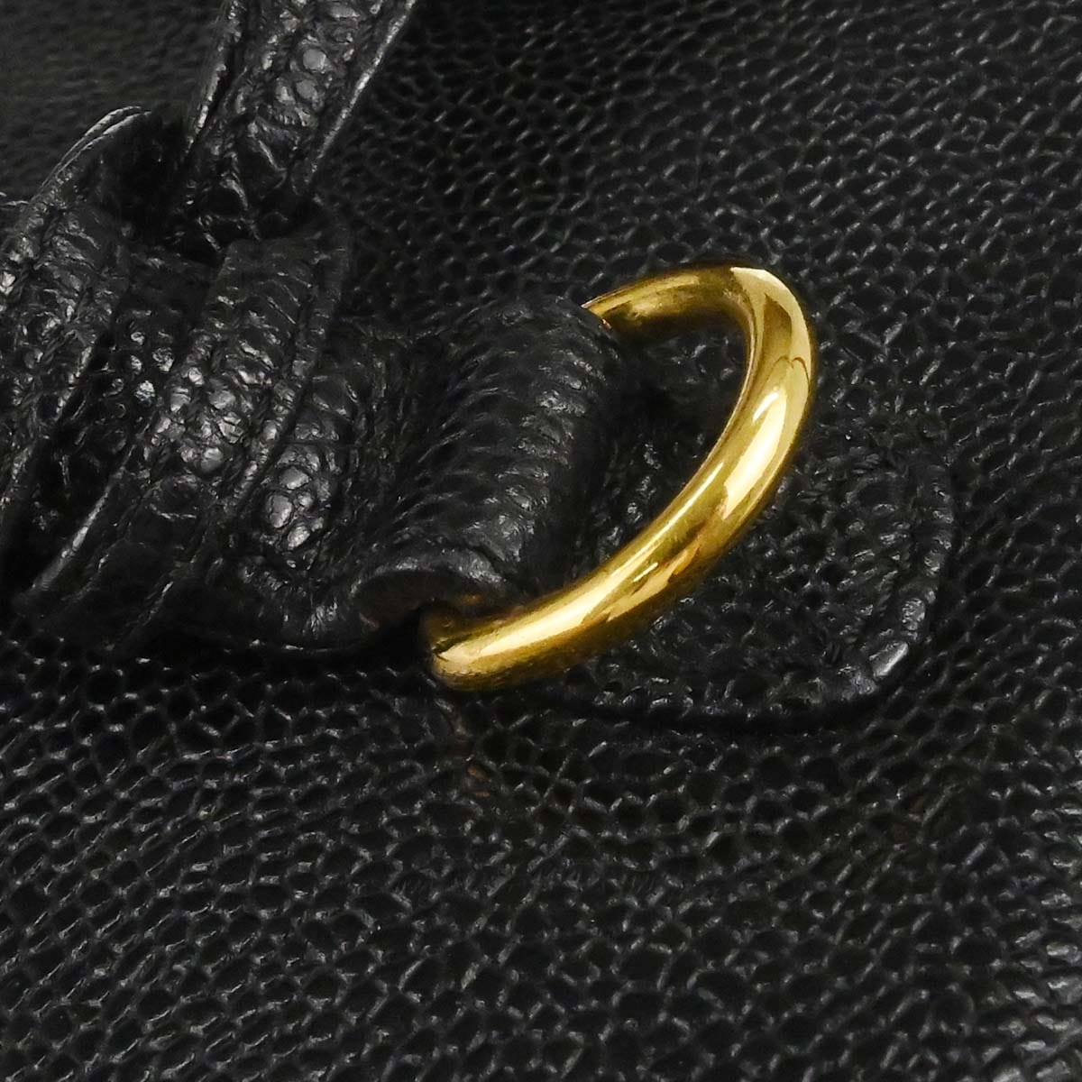 Chanel 1997 - 1999 Black Caviar Skin Vanity 2way Shoulder Handbag