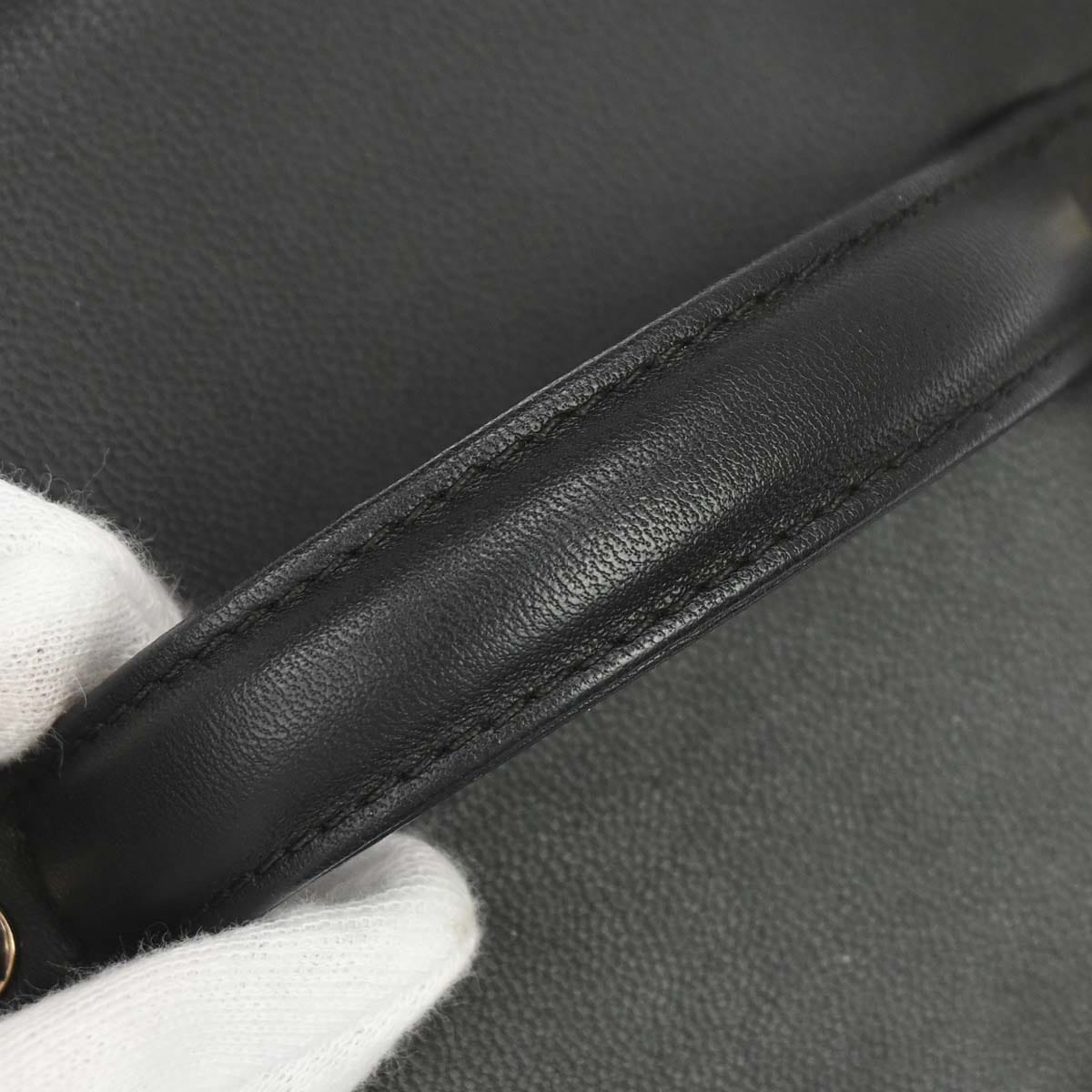 Chanel 2019 Black Lambskin Vanity 2way Shoulder Handbag