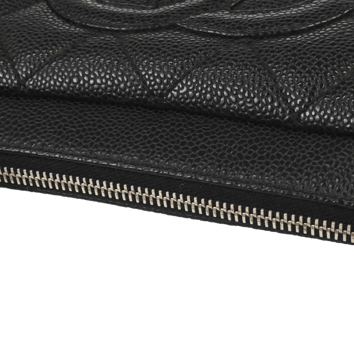 Chanel 2006 - 2008 Black Caviar Skin Handbag