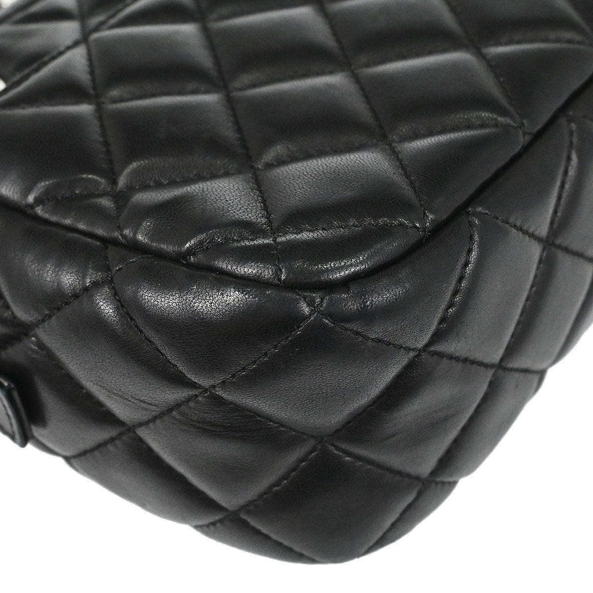 Chanel 2008 - 2009 Black Lambskin Camera Case Handbag