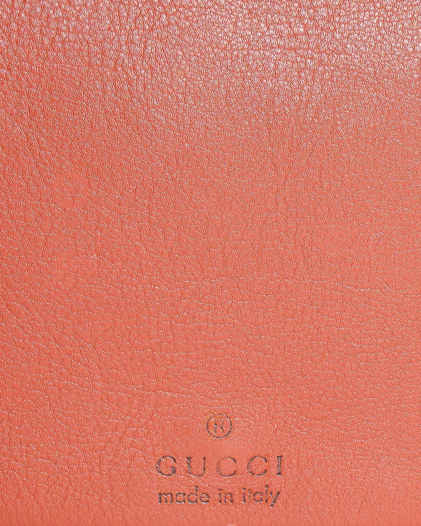 Gucci Red Harness Leather Shoulder Bag