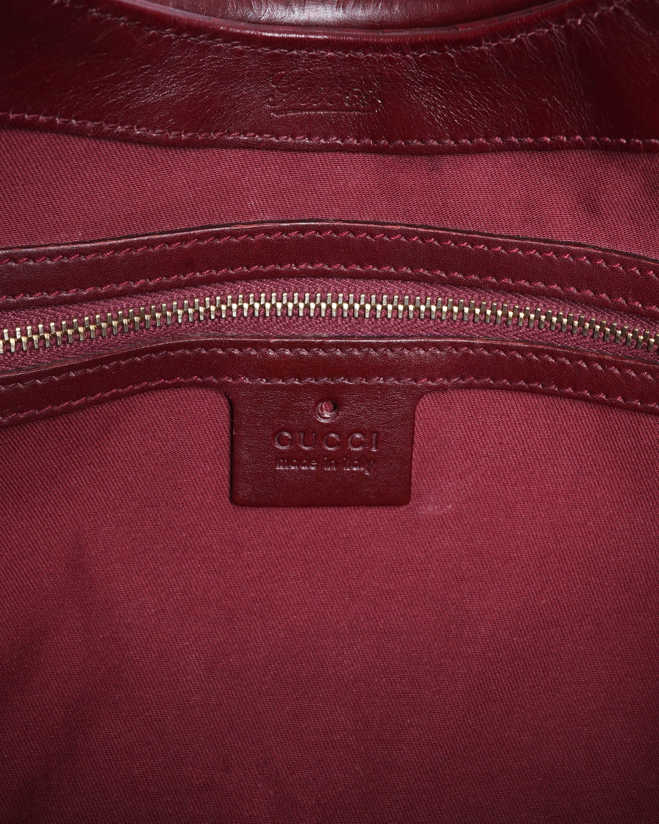 Gucci 1961 red horsebit jackie shoulder bag