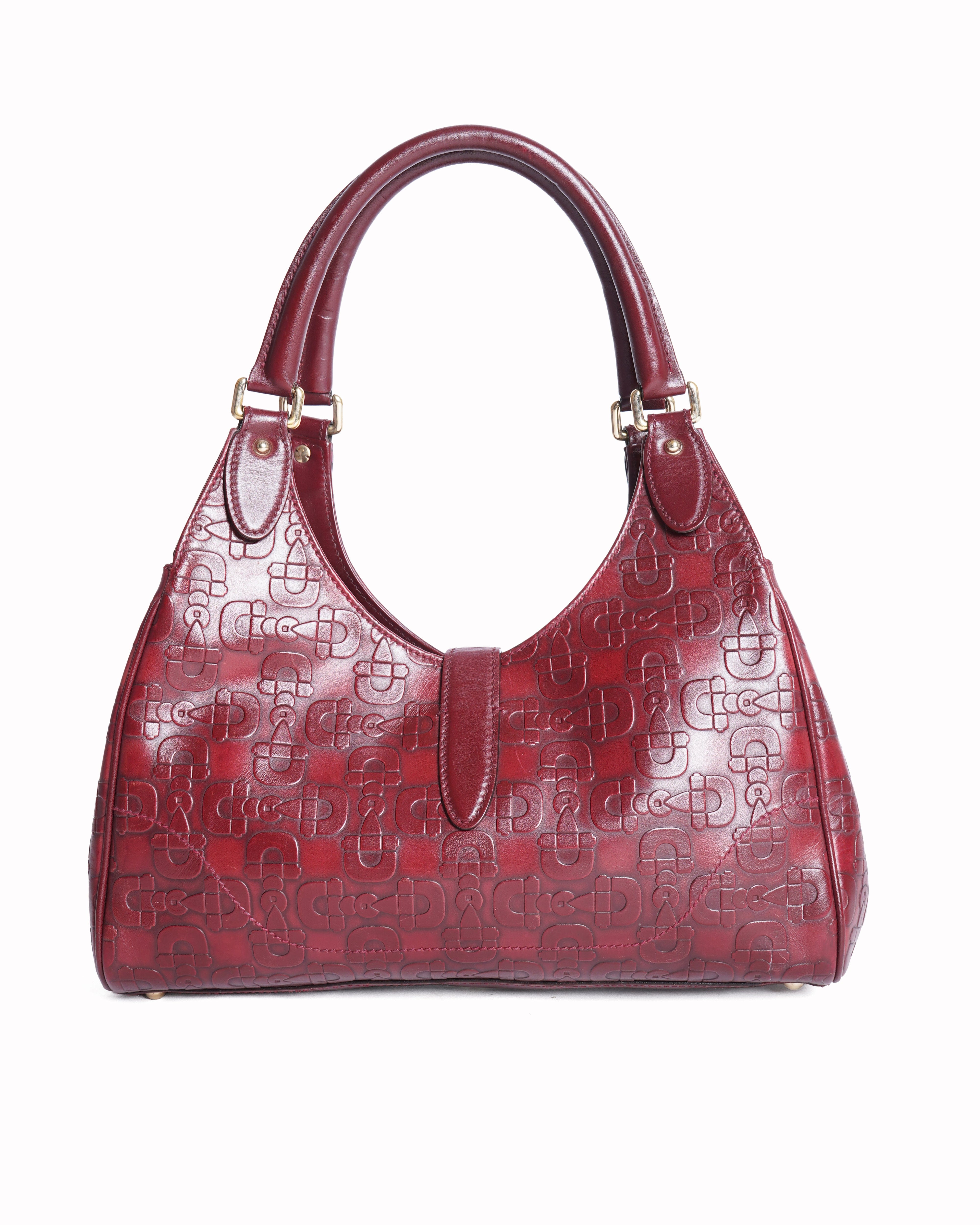Gucci 1961 red horsebit jackie shoulder bag