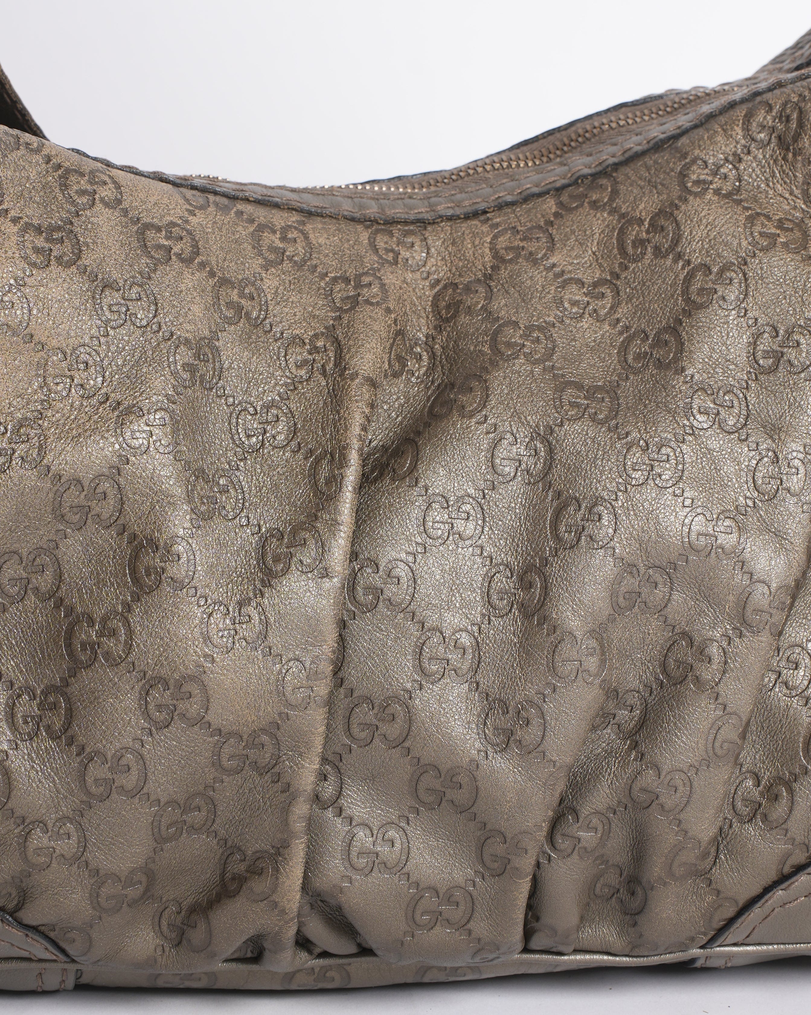 Gucci guccisima jockey leather shoulder bag
