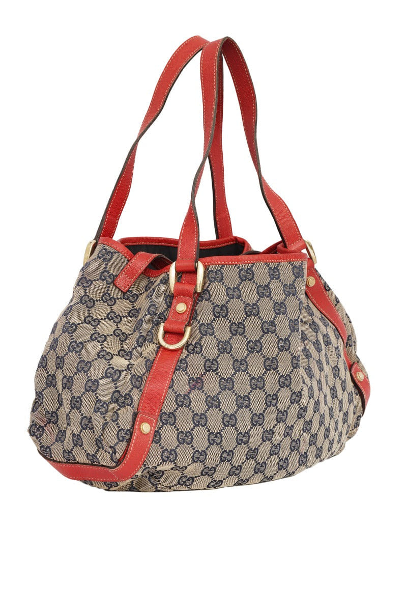 Gucci Canvas Monogram Abbey Shoulder Bag