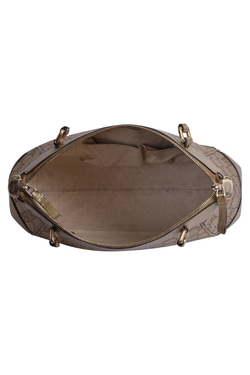 Gucci Gold Guccissima Mayfair Shoulder Bag