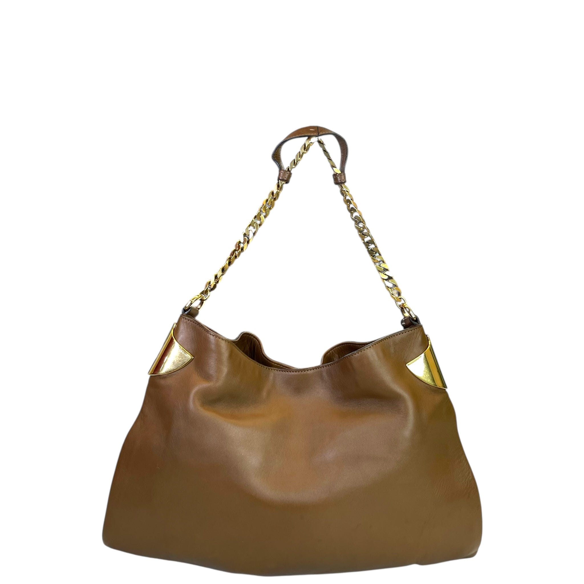 Gucci 1970 Shoulder Bag Large Brown Leather