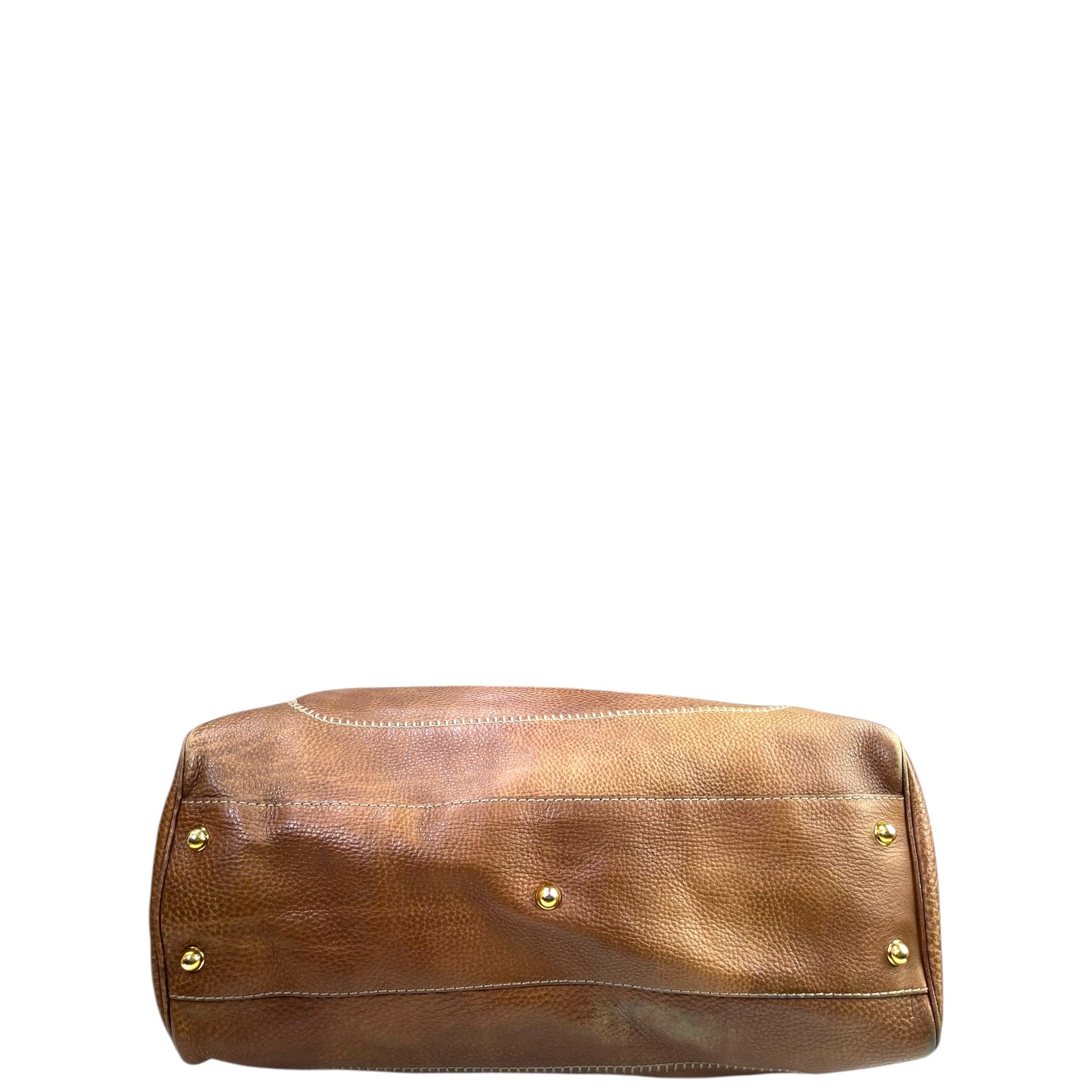 Gucci Pelham Horsebit Large Shoulder Bag Light Brown Leather