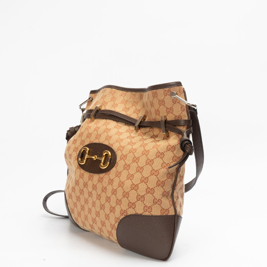 Gucci 1955 Horsebit GG - Jacquard Shoulder Bag