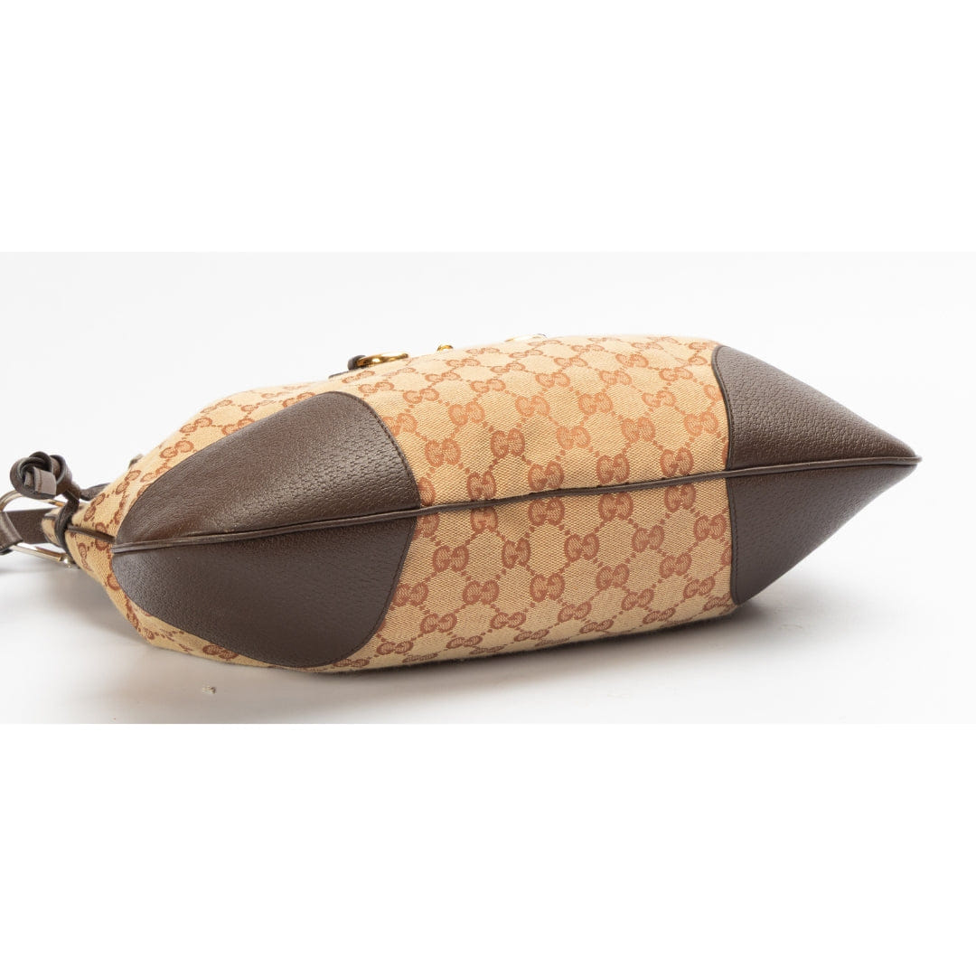 Gucci 1955 Horsebit GG - Jacquard Shoulder Bag