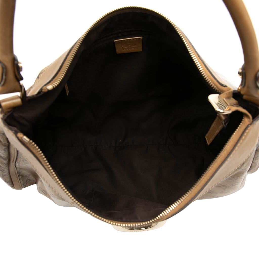 Gucci GG Crystal Abbey D Ring Shoulder Bag
